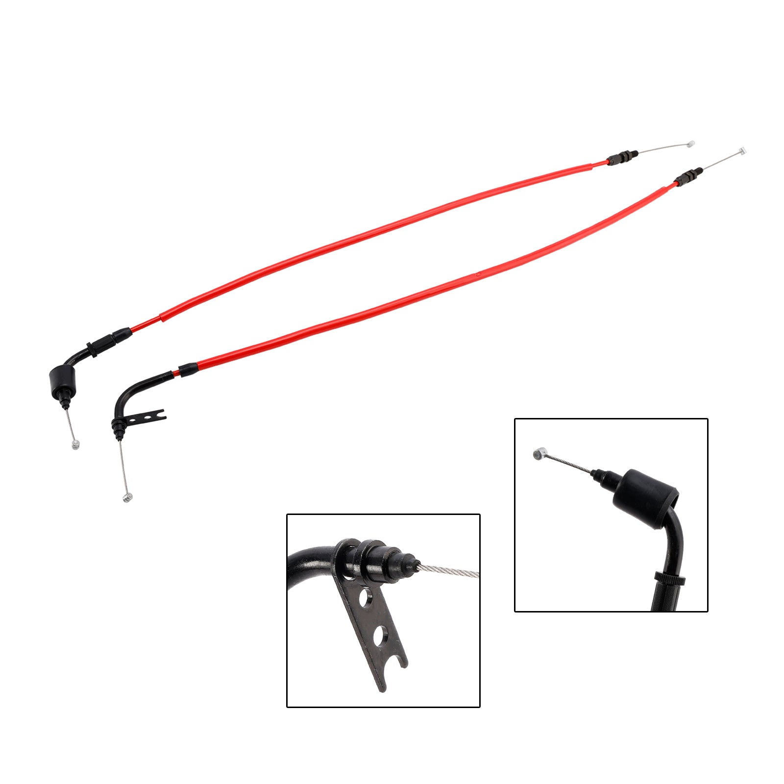 2009-2016 Suzuki GSXR1000 klapkový káblový drôt červeno červený