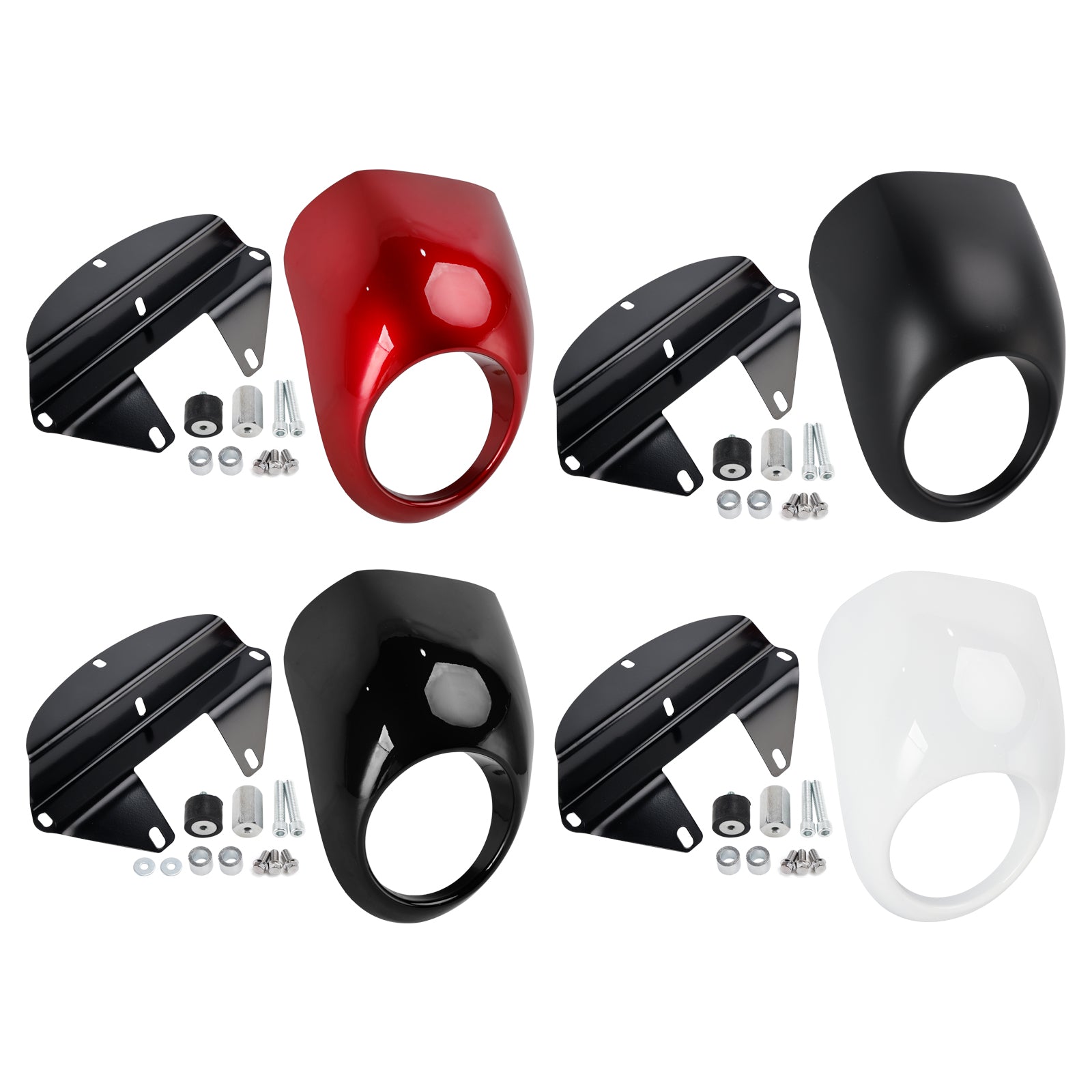 1973-up Sportster Dyna XL 883 1200 FX Headlight Fairing Light Cover