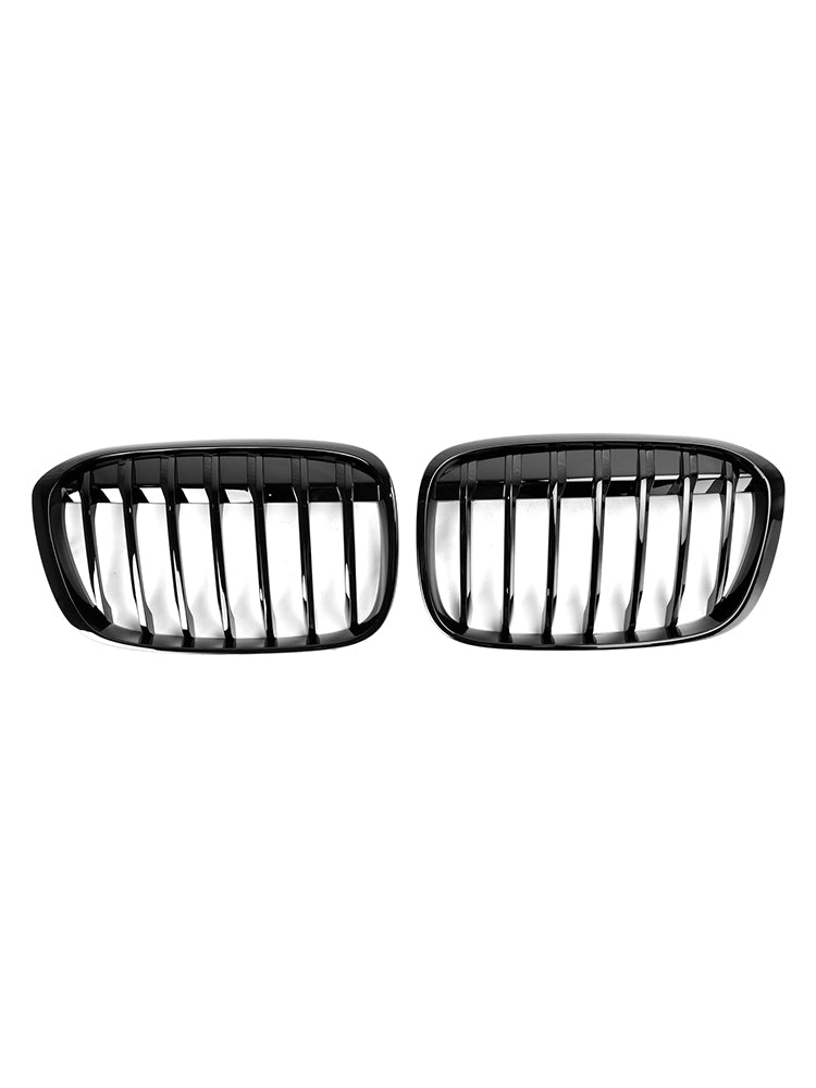 2016-2018 BMW X1 F48 F49 Glanzend Zwart Front Nieren Grill 2 STUKS
