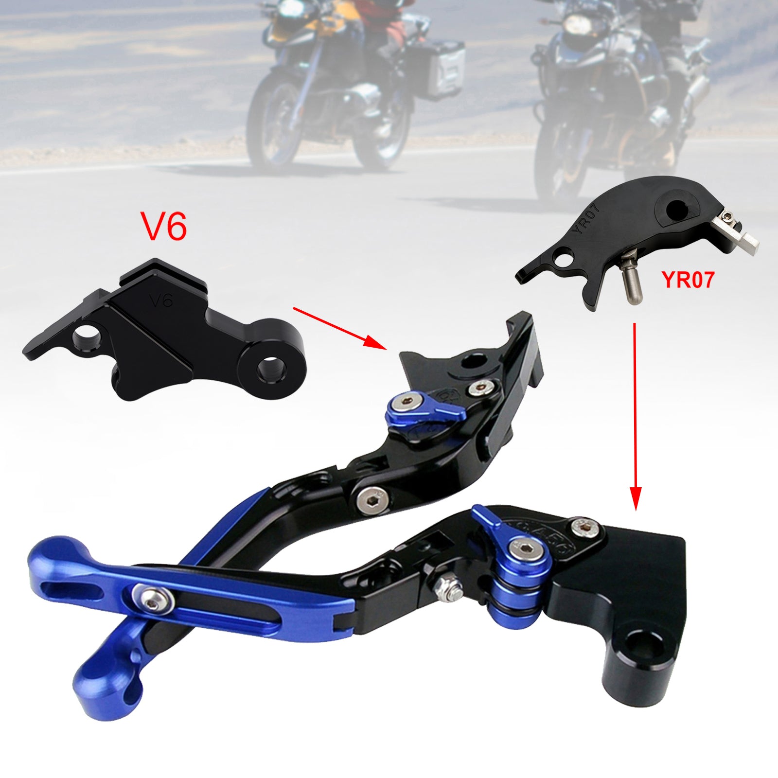 Adjustable Clutch Brake Lever fit for YAMAHA XSR900 XSR900GP MT-09 MT-09SP 24-25