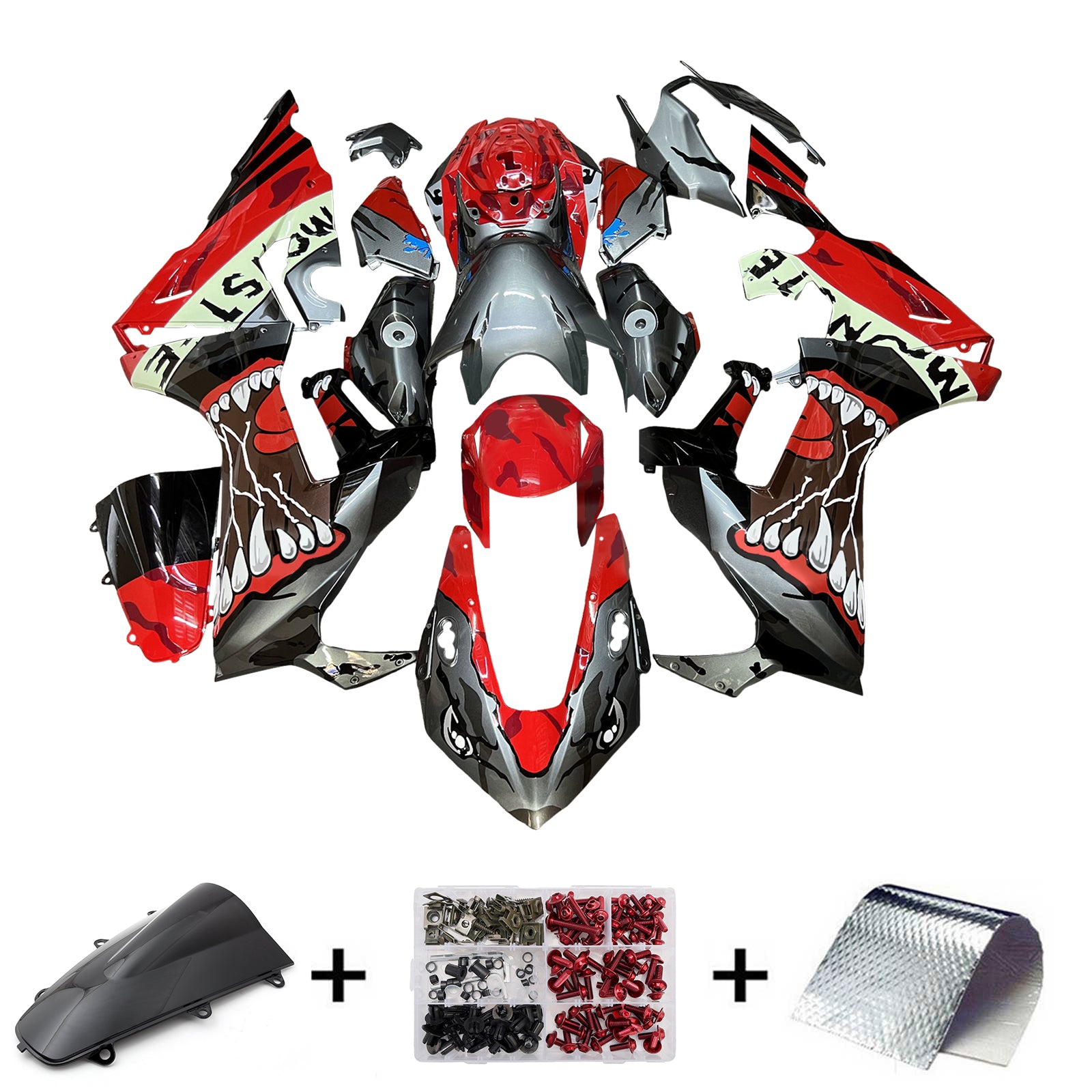 Kit de carenado de inyección carrocería plástico ABS para Honda CBR1000RR 2017-2023