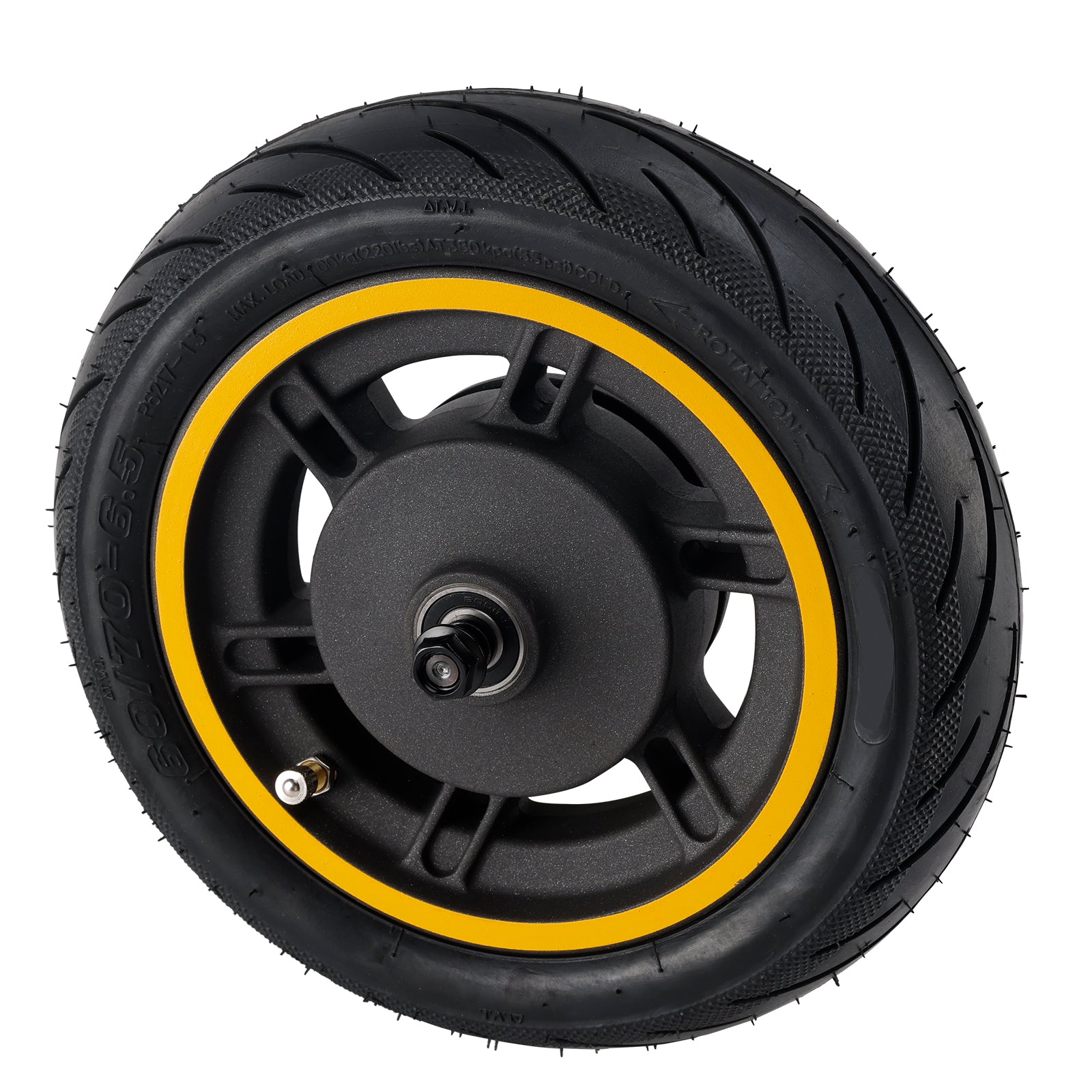 10" Roda dianteira de pneu sólido 60/70-6.5 para scooter Ninebot Max G30