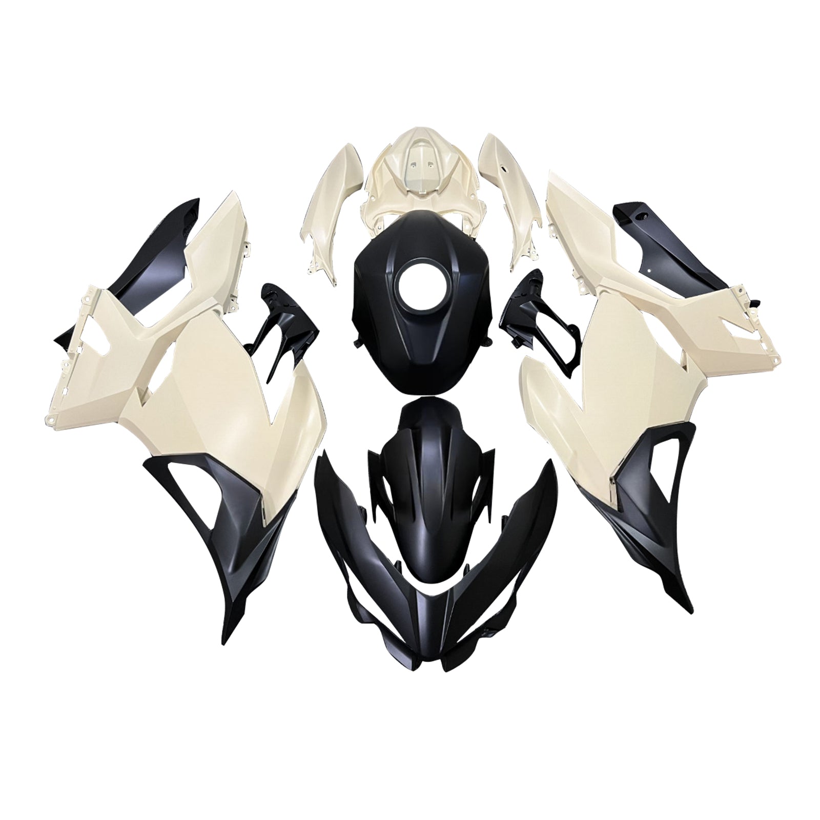 Injectiekuipset carrosserie kunststof ABS geschikt voor Kawasaki EX400 Ninja400 2018-2024