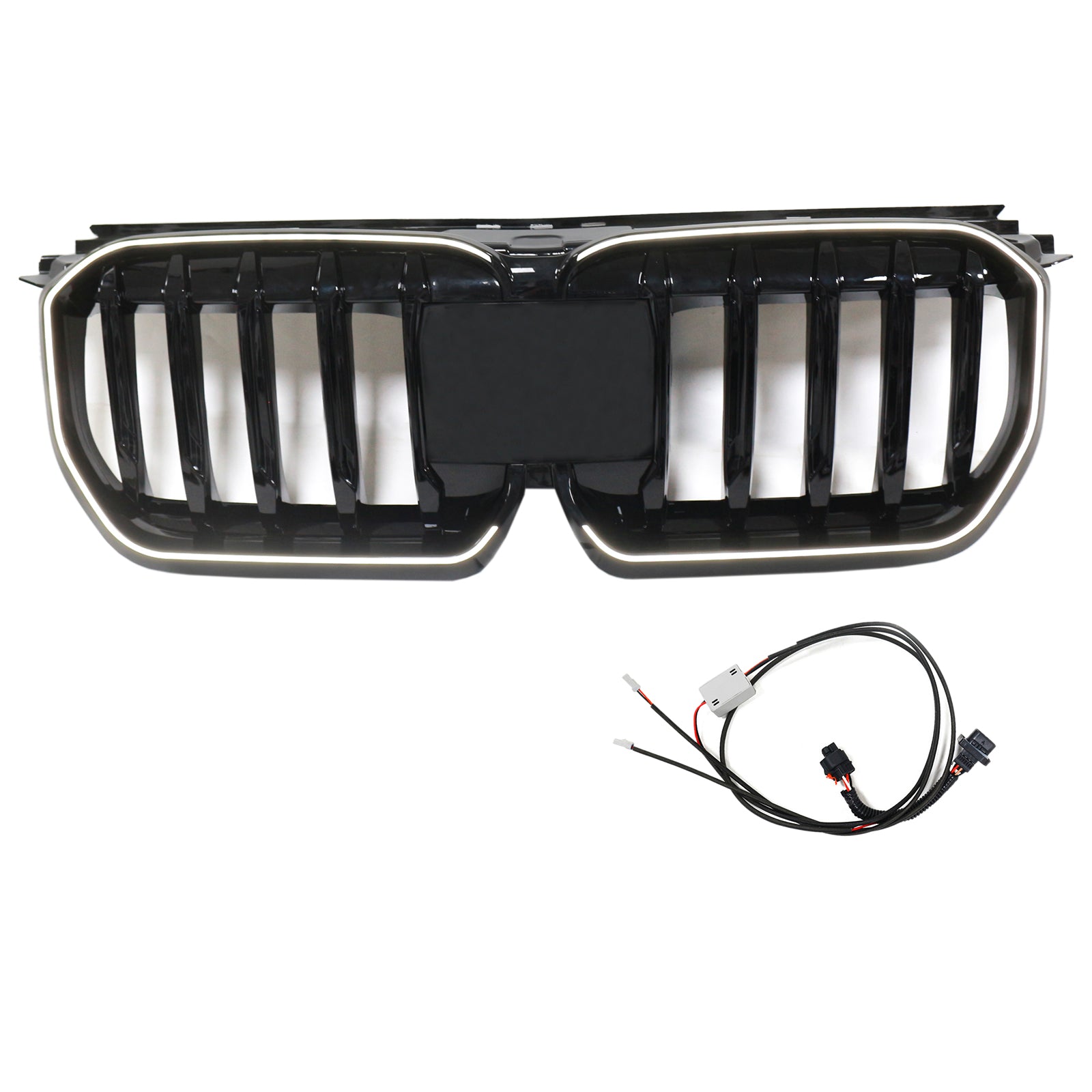 2023-2024 BMW X1 U11 U12 Glans Black Front Bumper Kidney Grill Grill