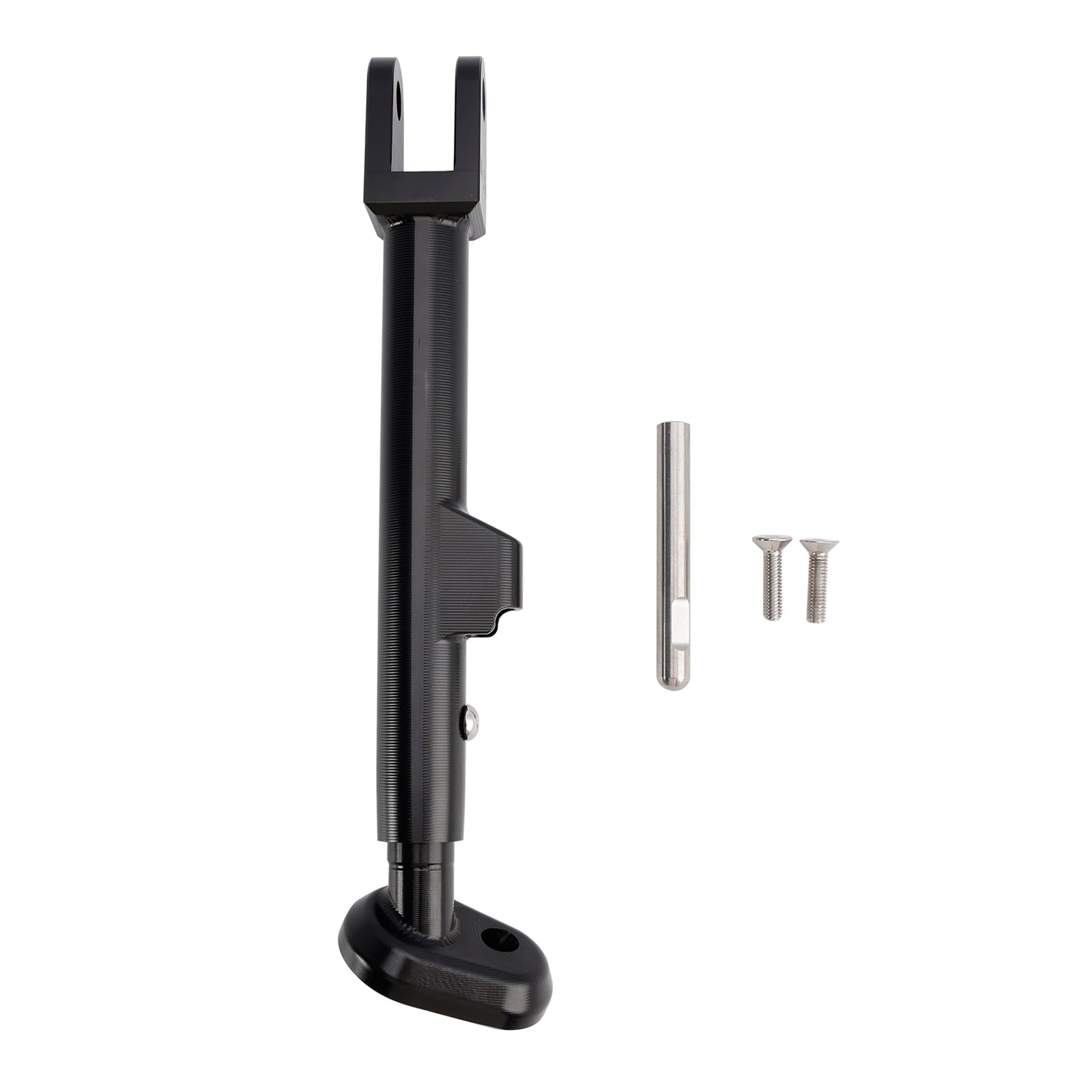 2024-DAYTONA 660 Ajuste o suporte lateral do pé