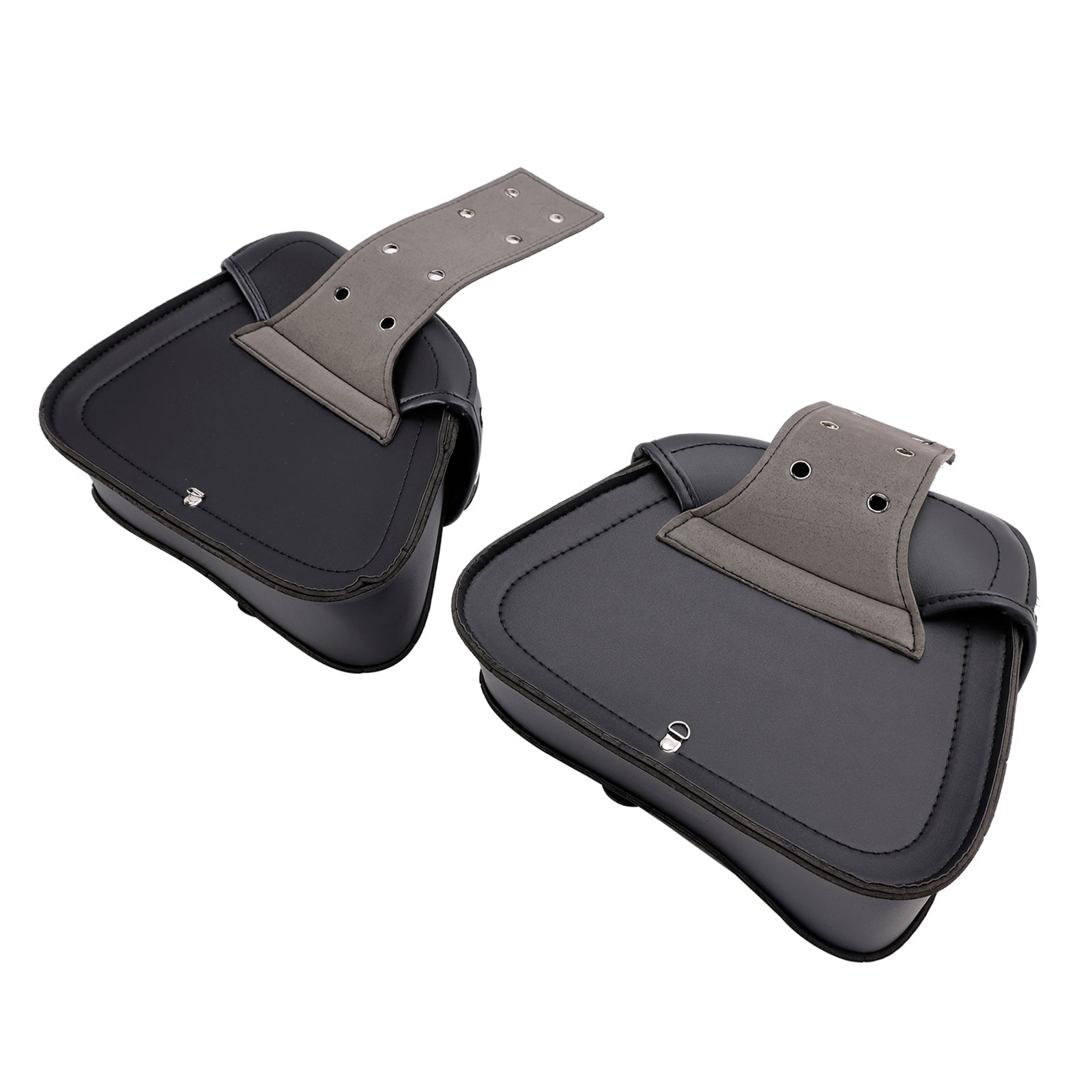 Universal Saddlebag Slagera Storage Tail Bagage PU Bagage Black 22L para motocicleta