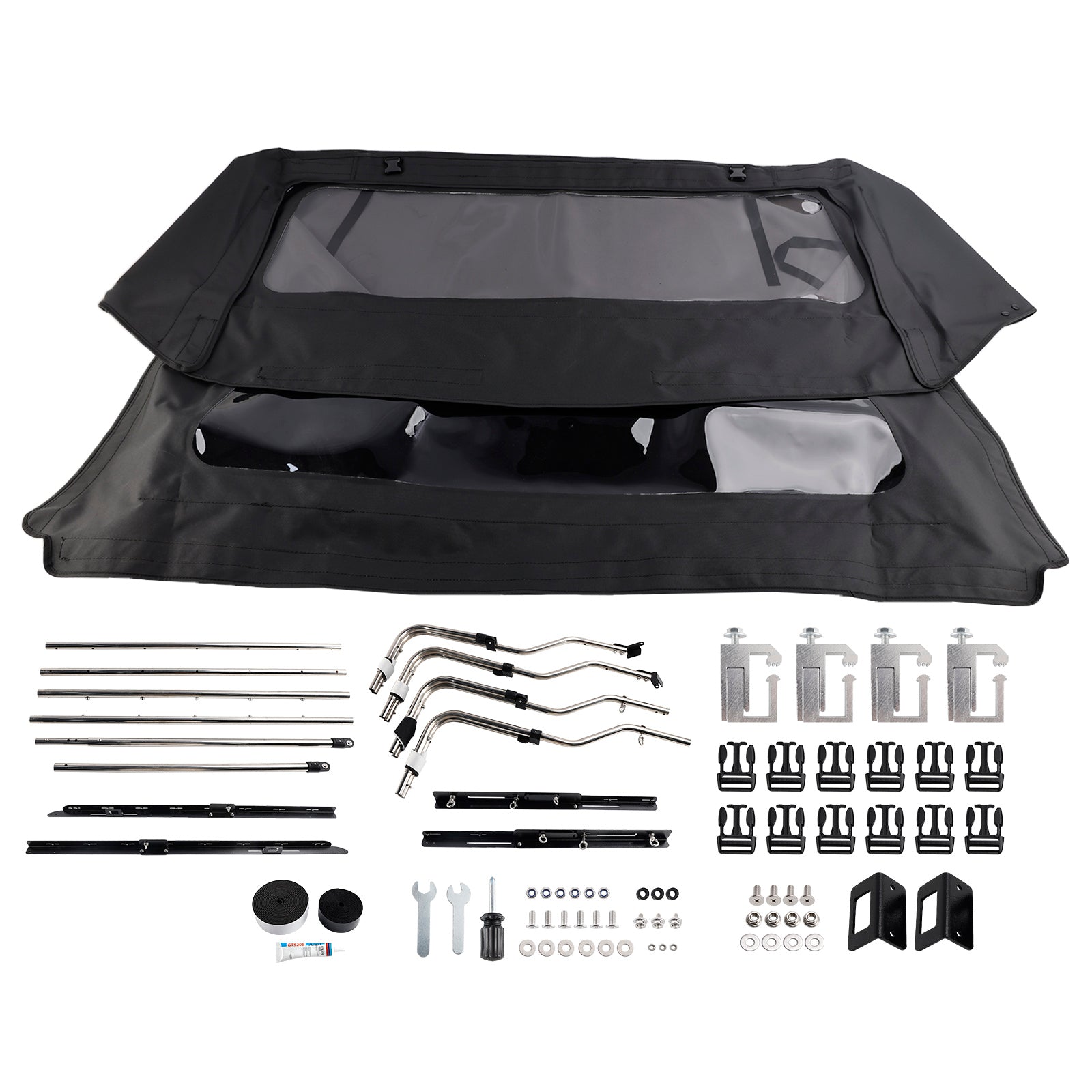 Toyota Tacoma 4 portes 2016-2023 5" Toit de camion souple