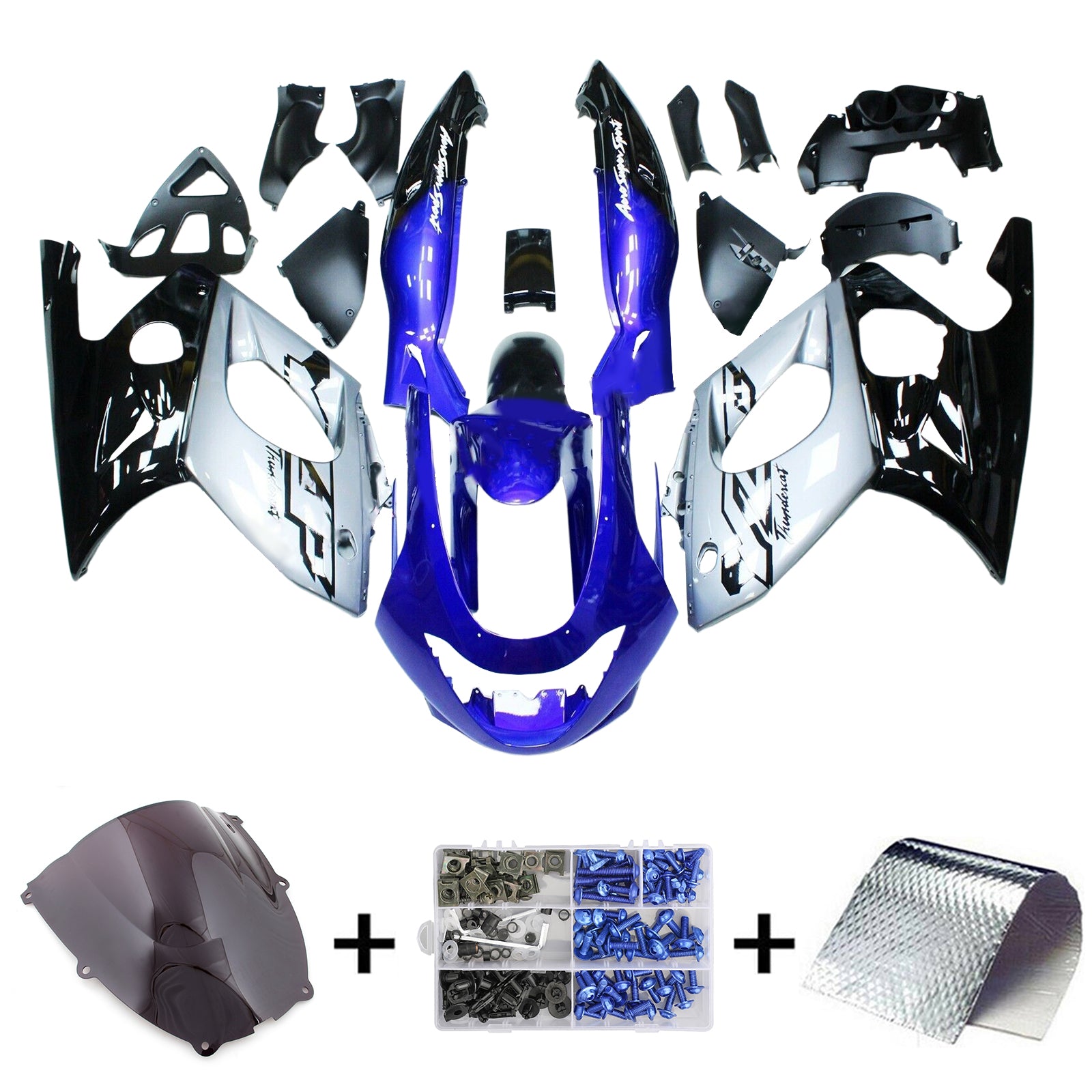 1996-2007 Yamaha yzf 600r Thundercat Injection Fairing Kit Bodywork Plastic Abs