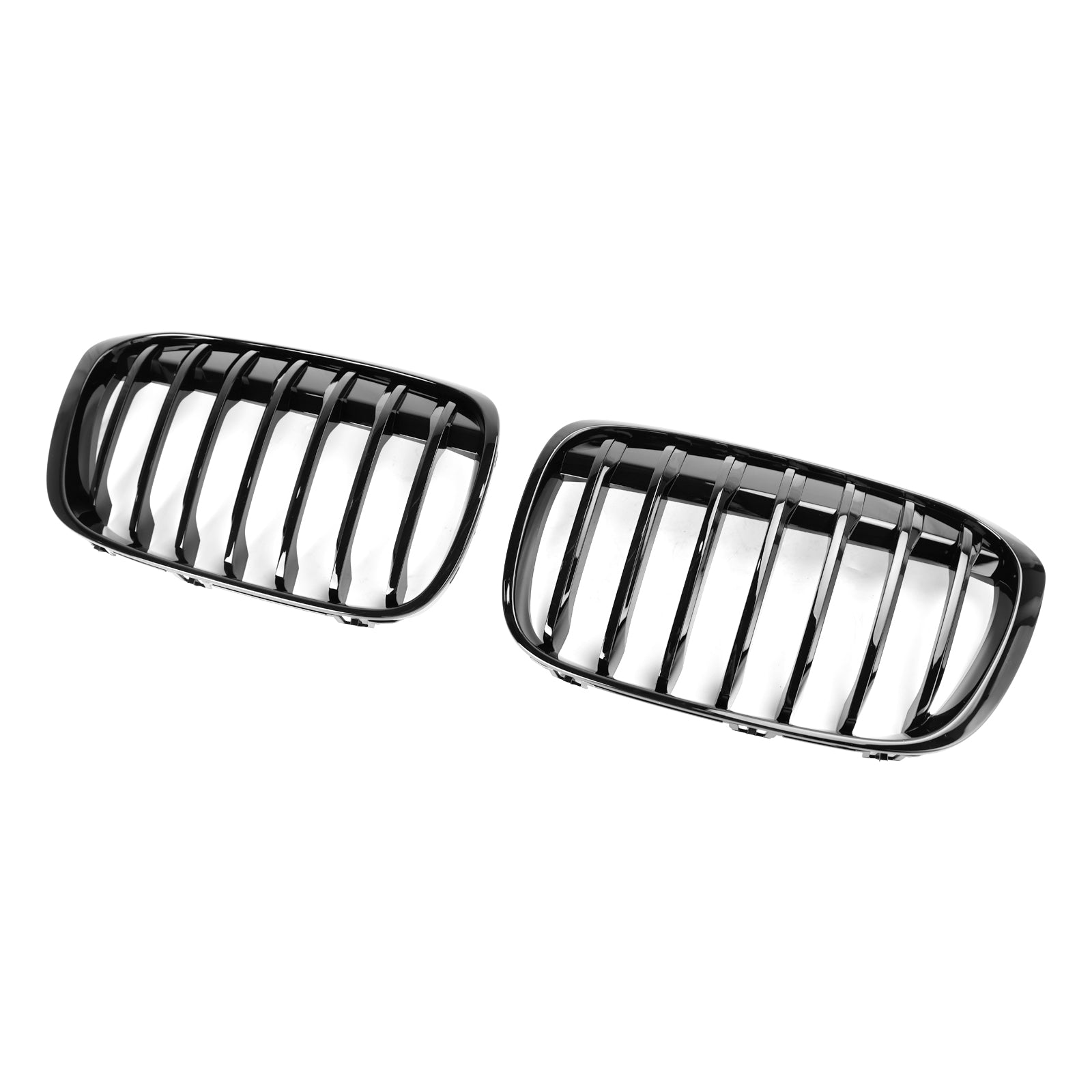 2016-2018 BMW X1 F48 F49 Glanzend Zwart Front Nieren Grill 2 STUKS