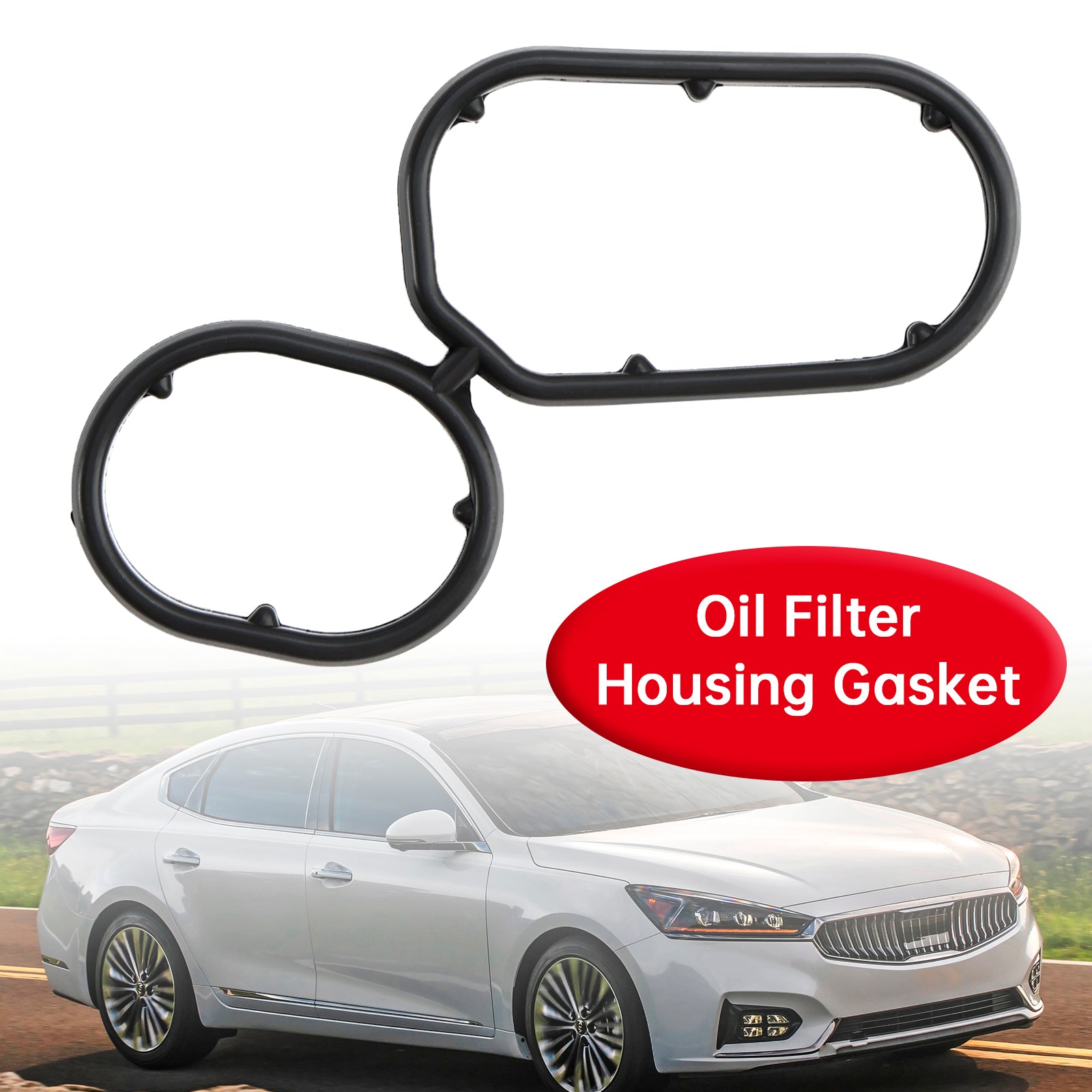 Motoroljefilter Housing Packning 26345-3LAA0 Fit Kia Sorento 3.3L 2018-2020