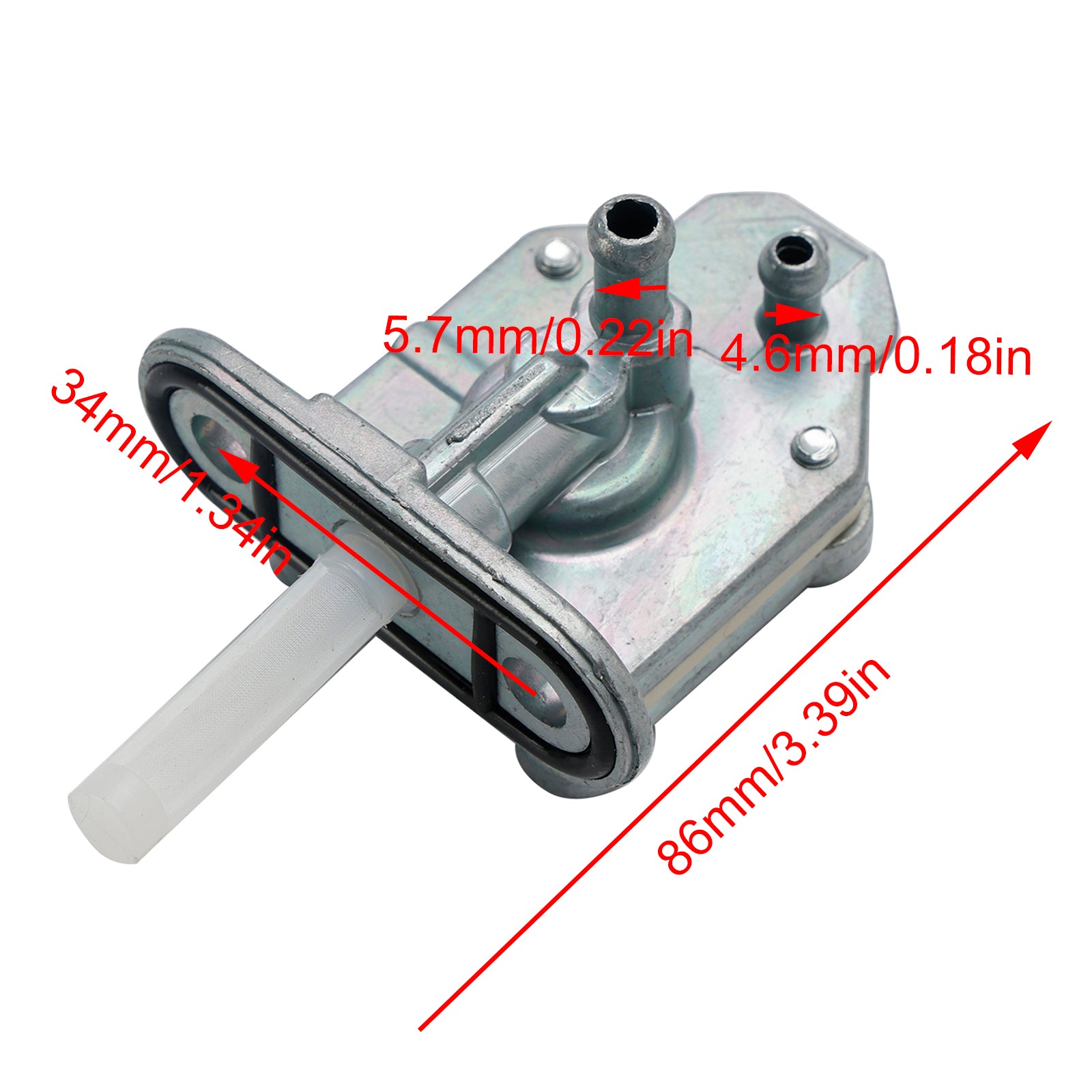 Gas Tank Fuel Cock Valve Petcock Fit för Triton Baja 250 300 400 A12105-A03-000