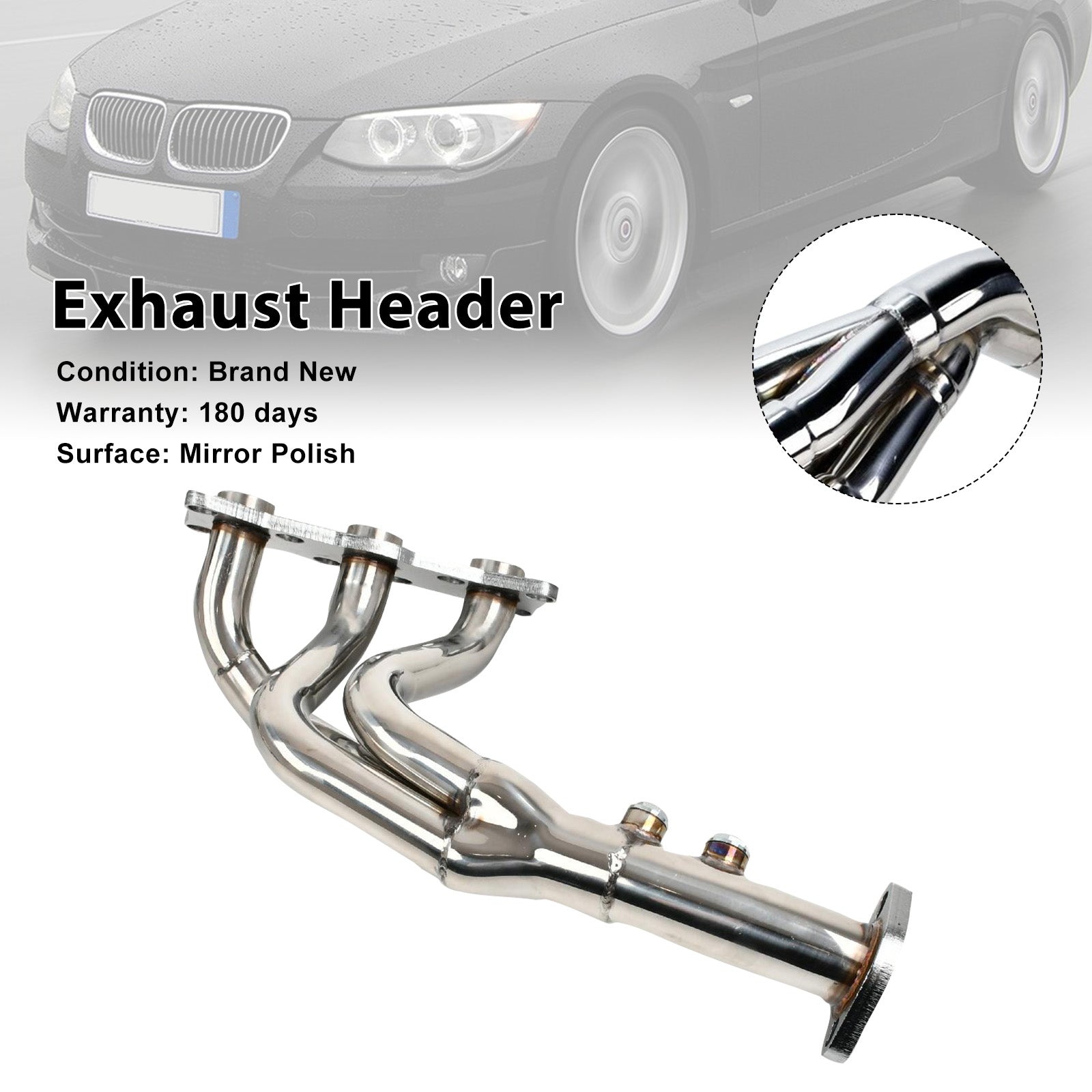 Exhaust Manifold Header Fit 3 Series BMW E92 E93 2007-2013 N52 325i 328i 330i