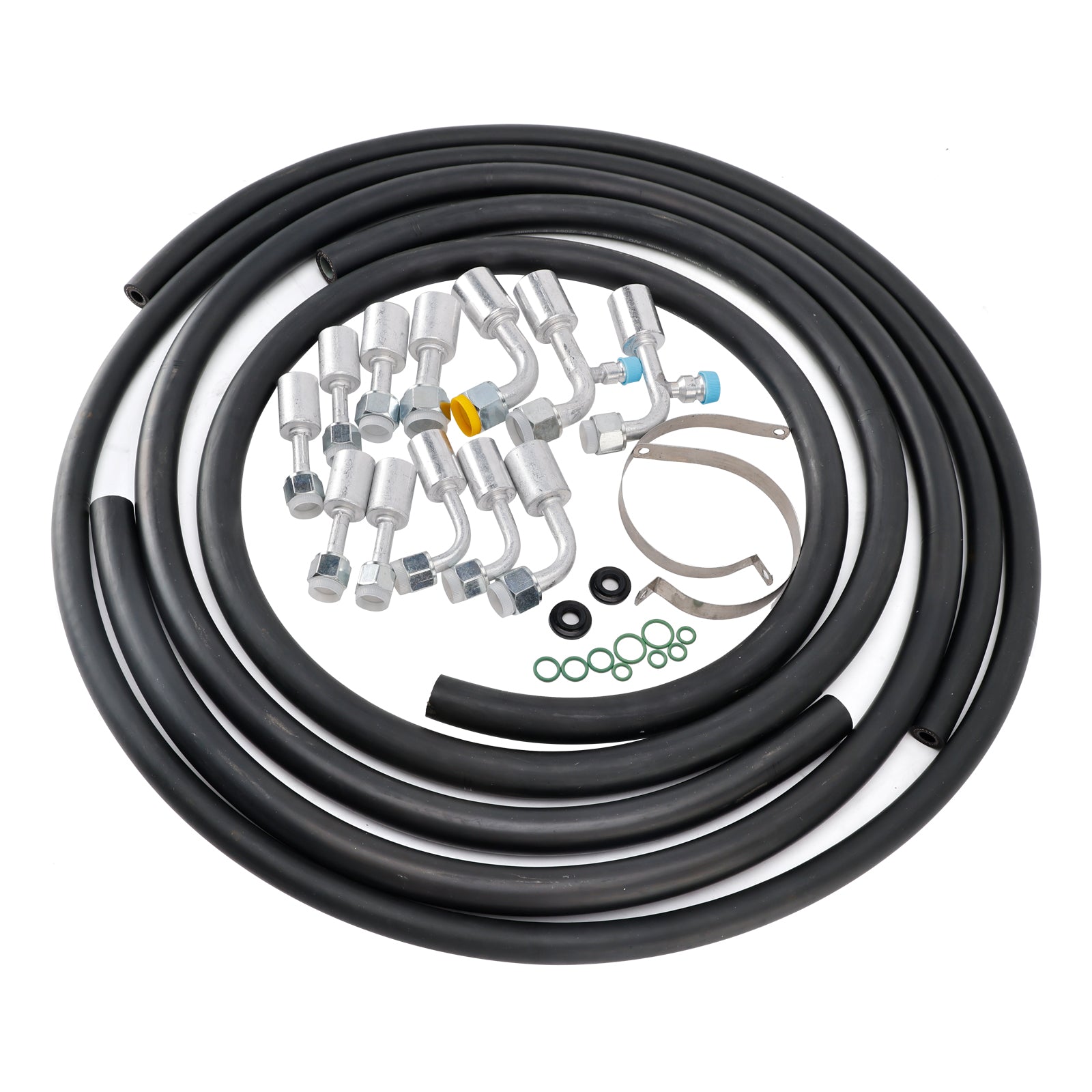 42810100 A/C Hose & Fitting Kit AN6/AN8/AN10 Hoses, Straight & 90° Fittings