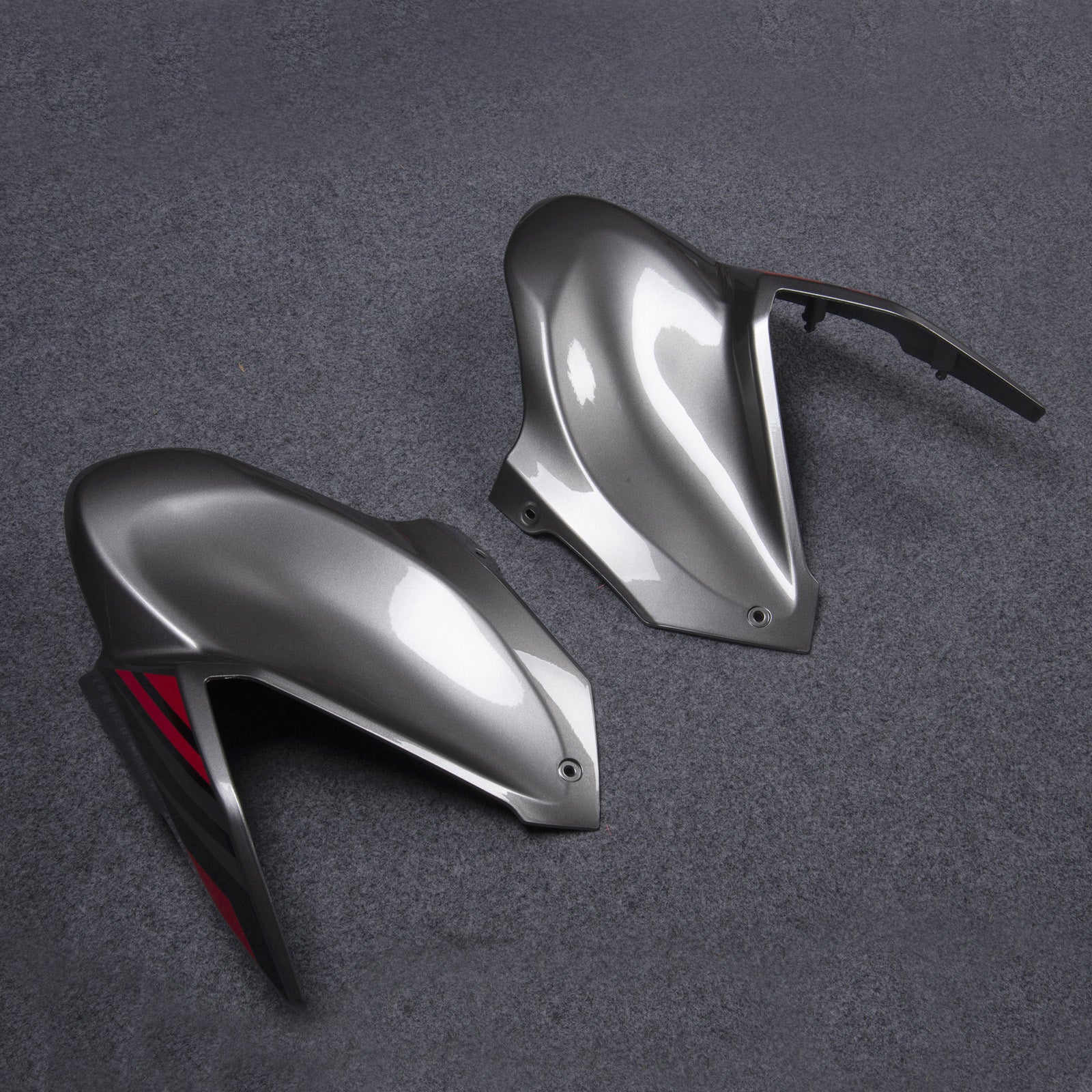 2017-2019 Kawasaki Z900 Silver Red Injection Plastic ABS Bodywork Generic