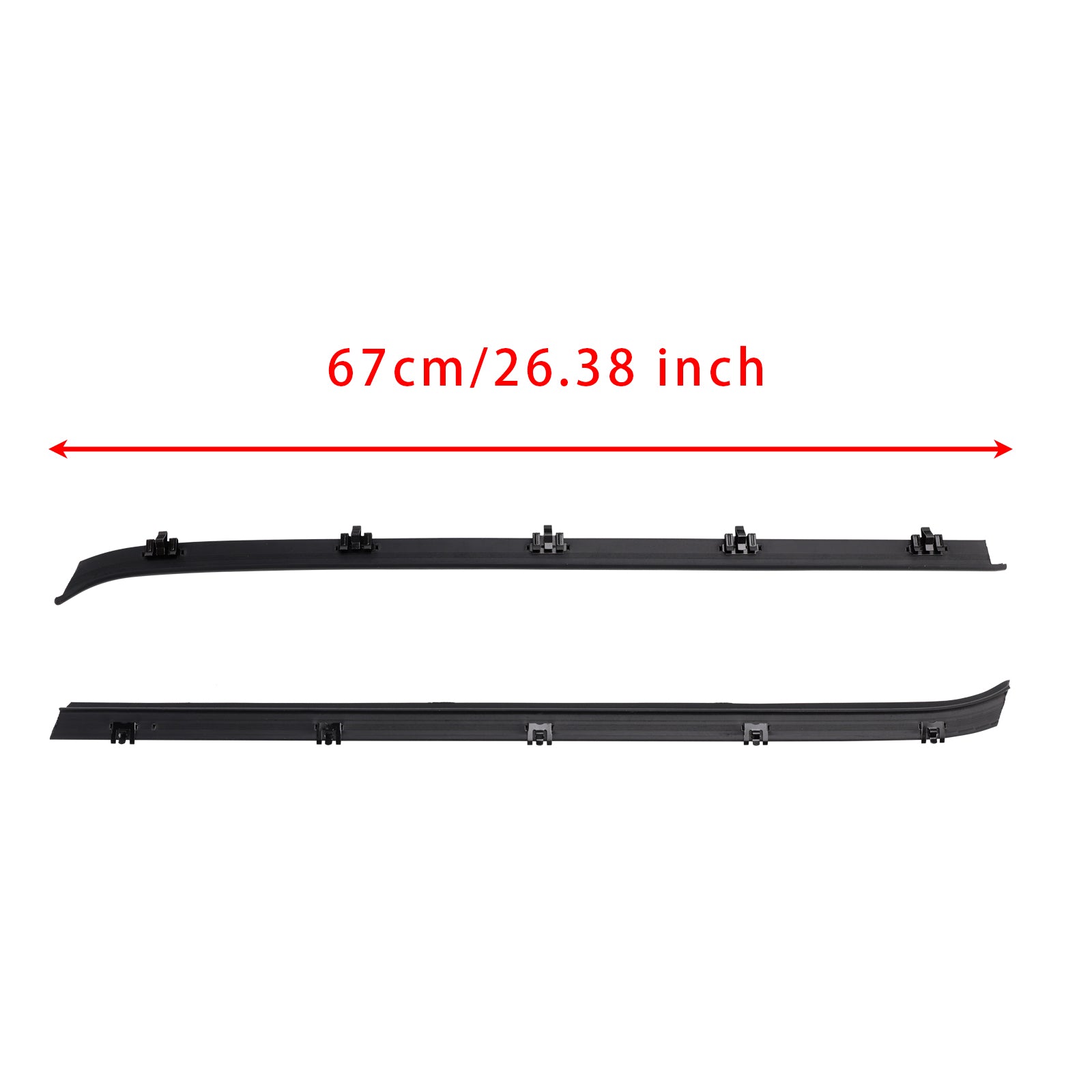 4PCS Car Window Weatherstrip+2 Seals For GMC C1500 C2500 C3500 K1500 K2500 K3500