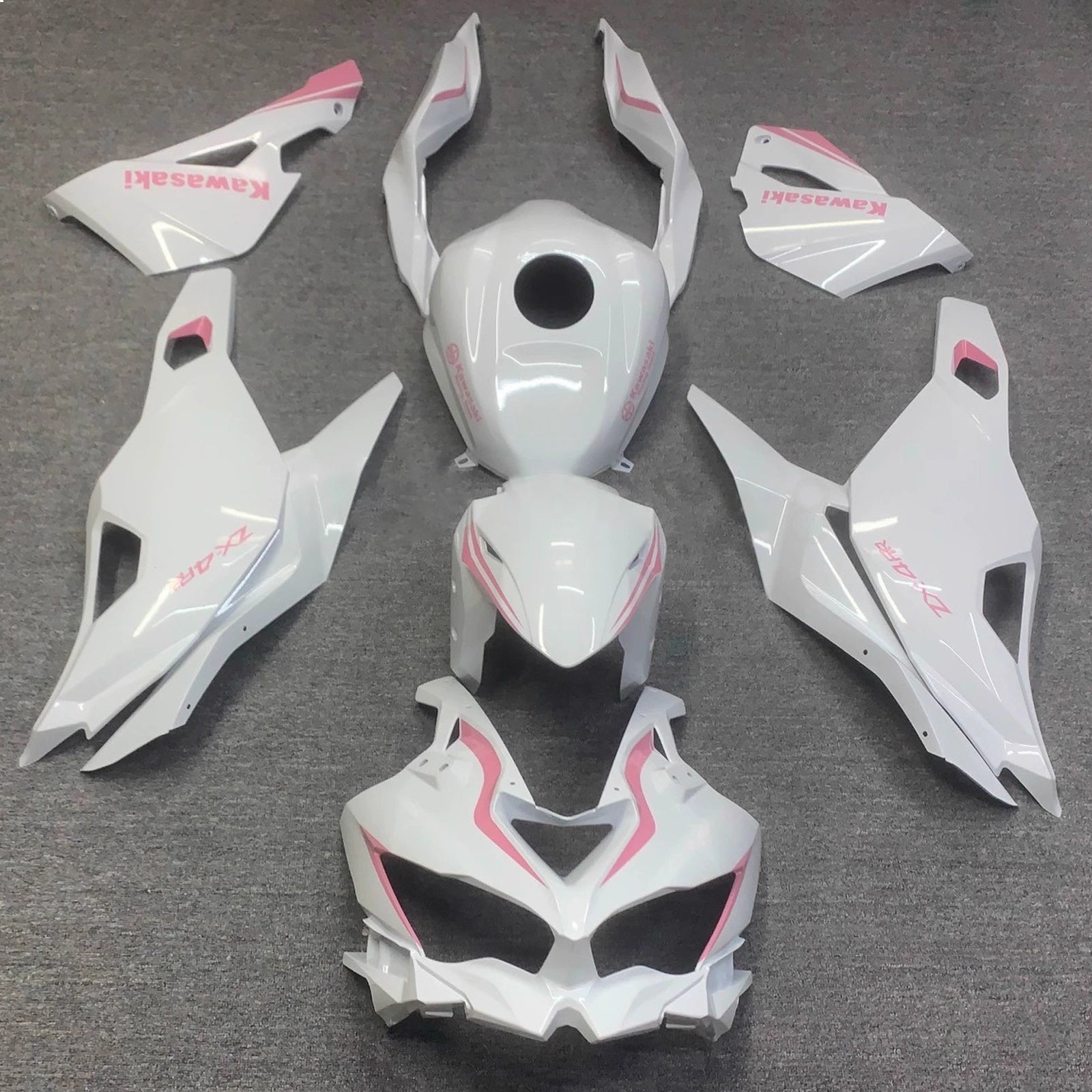 Kit carenatura iniezione adatto per Kawasaki Ninja ZX-25R ZX-4R ZX-4RR 2019-2025