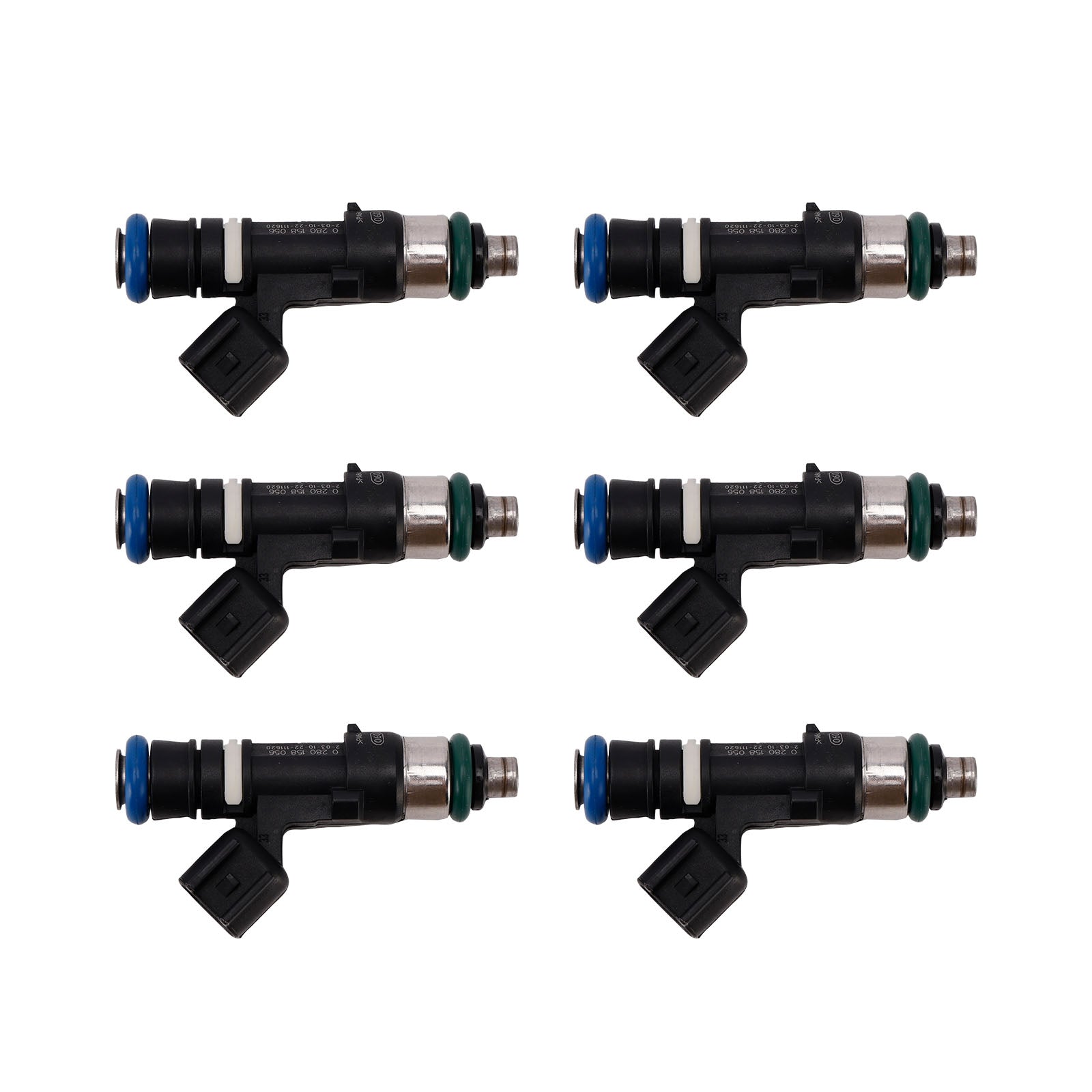6PC 822-11191 Fuel Injectors 0280158056 For Mercury Mountaineer Ford
