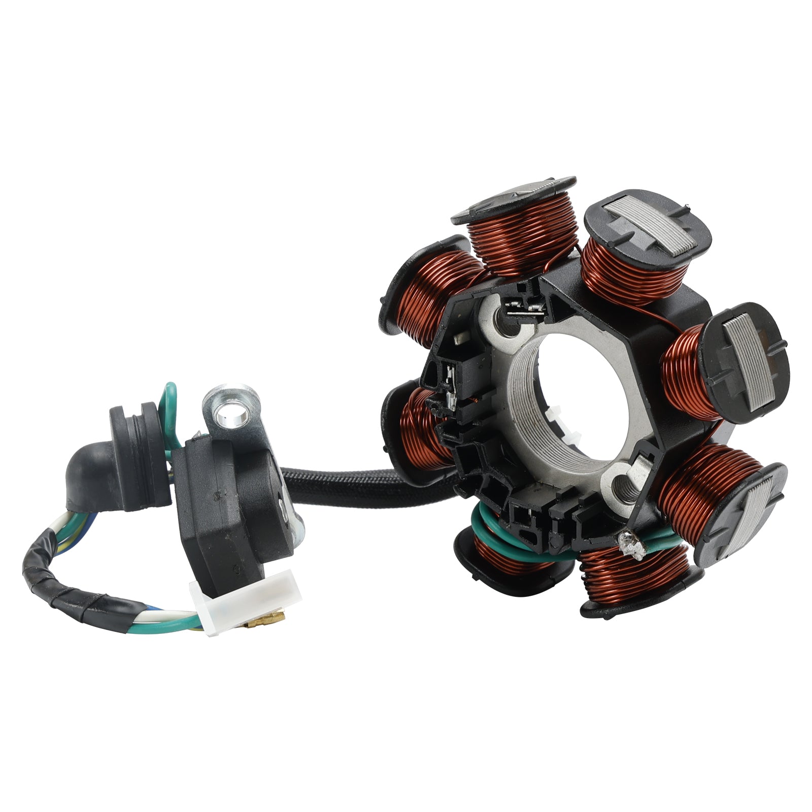 2007-2011 Honda Wave 125 PGMFi démarrage électrique magnéto bobine Stator + régulateur de tension + joint Assy adapté pour 31120-KTM-962