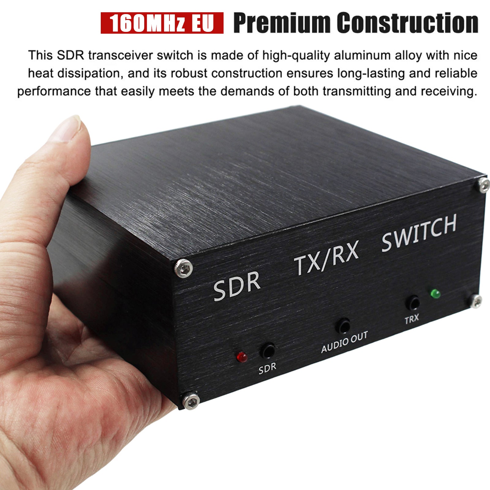 SDR -mottagningsomkopplingsantenn som delar sändtagare TR Switch Box 100W DC 160MHz EU -kontakt