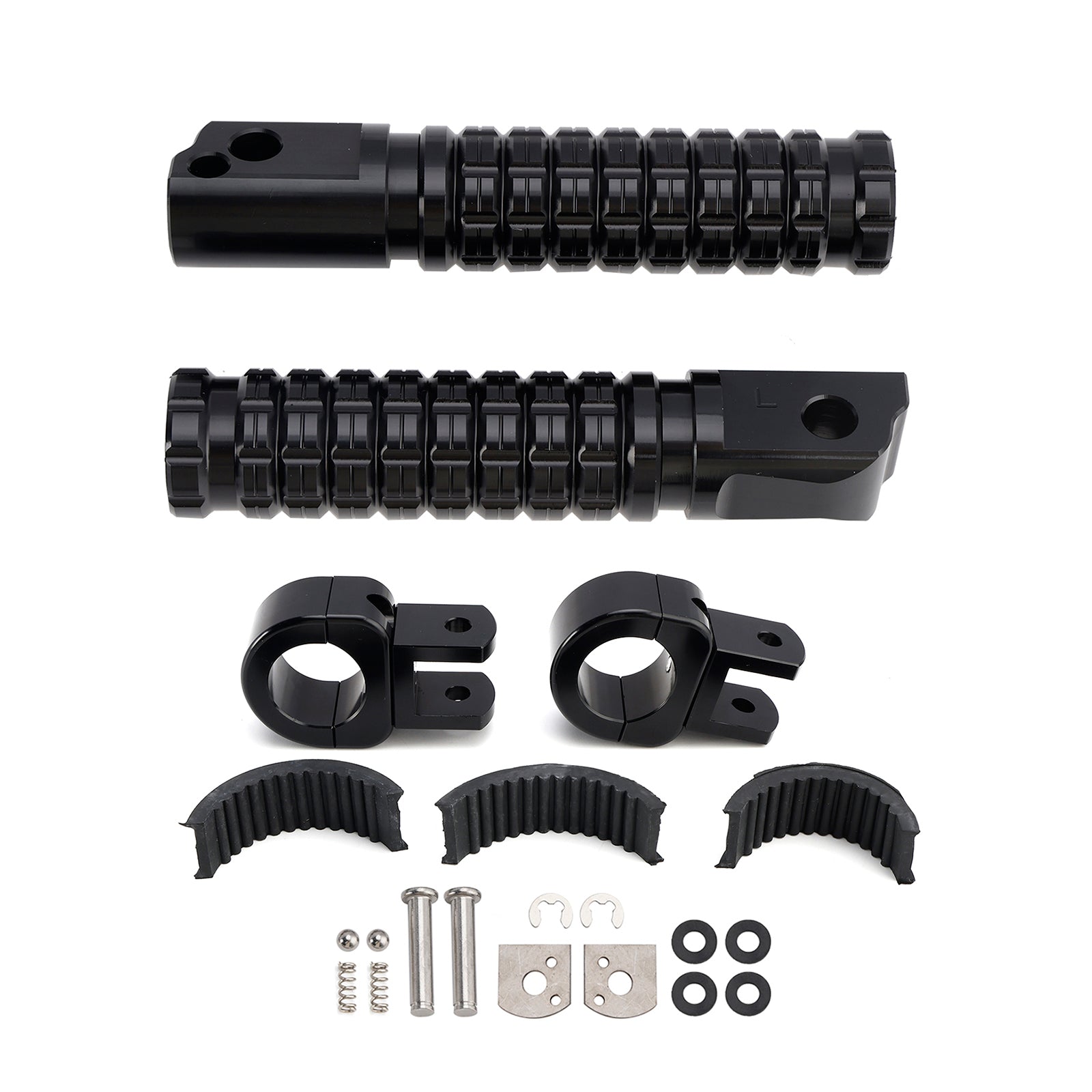 Apoios para os pés dianteiros universais adequados para motocicletas com 1.25" barras