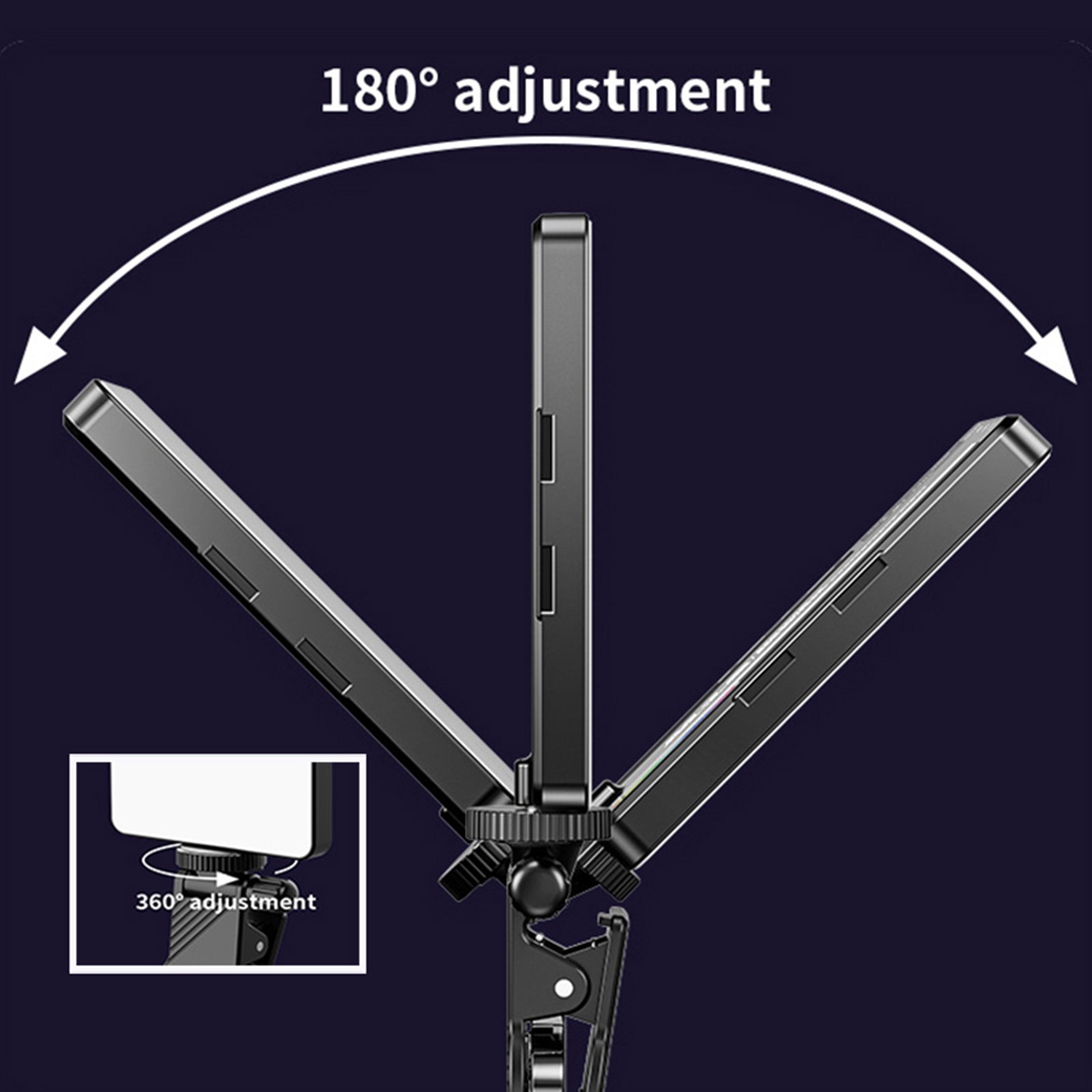3000-9900K RGB Pocket Light Thin RGB fullfärg LED Fill Light Live Light Light