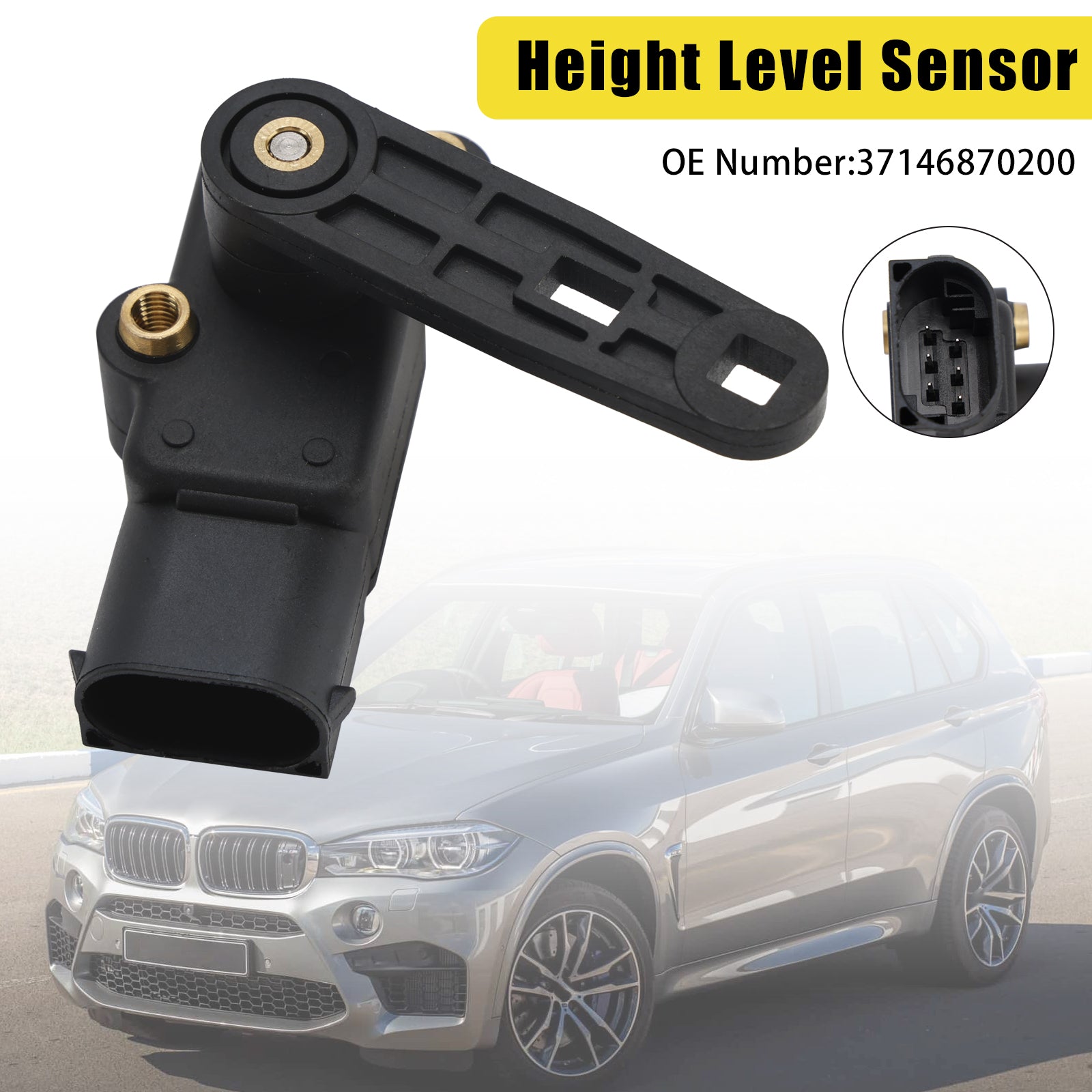 Height Level Sensor 37146870200 For BMW 2 Series X5 X6 F45 F15 F85 F16