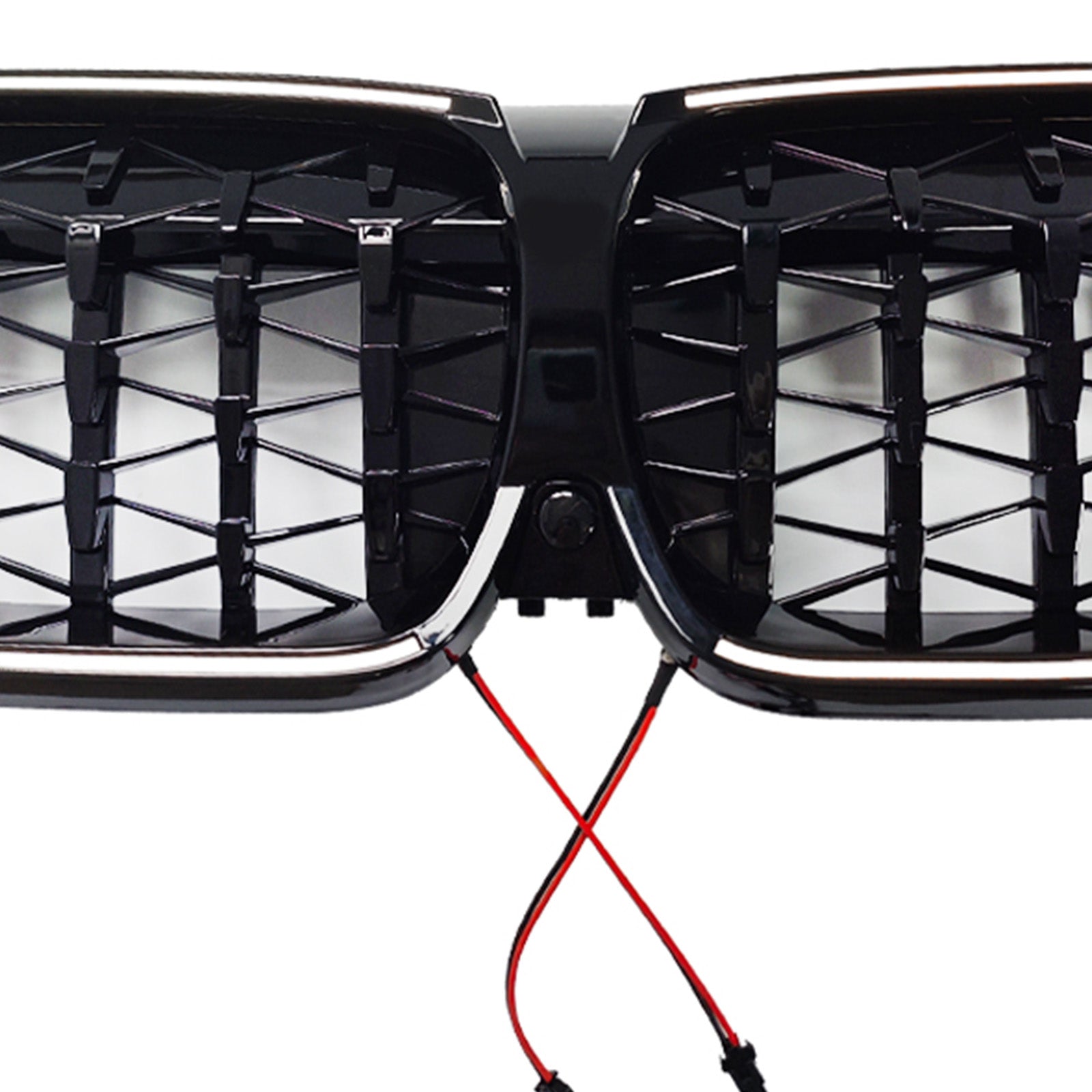 Diamond Kidney Grille Grill 51138072085 Fit BMW 3 Series G20 2019-2022 Black