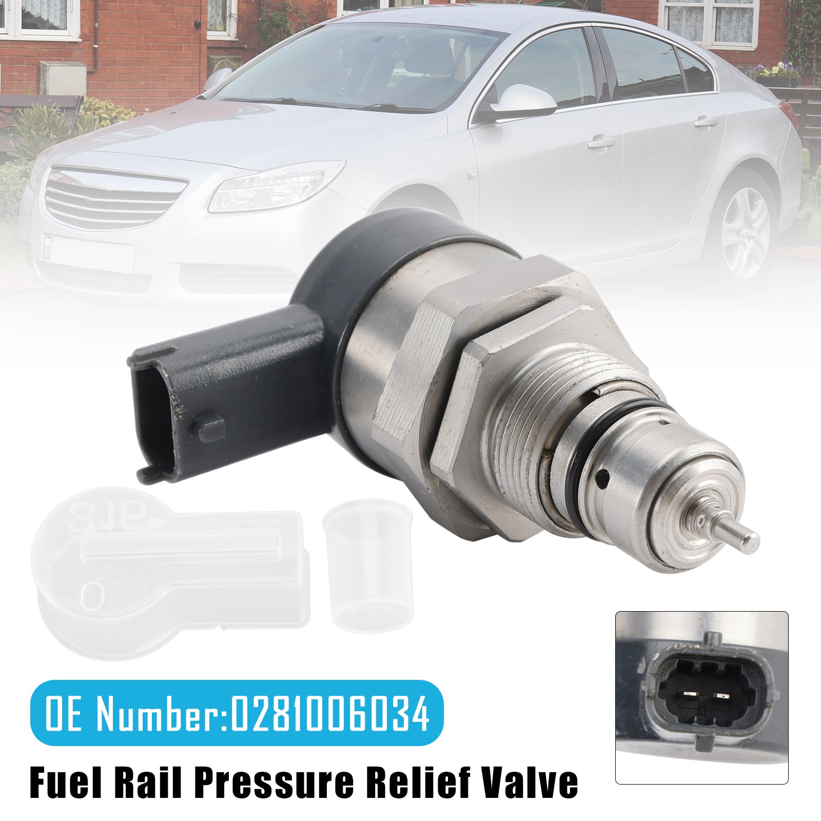 For Opel Insignia A 2012-2017 0281006034 Fuel Rail Pressure Relief Valve