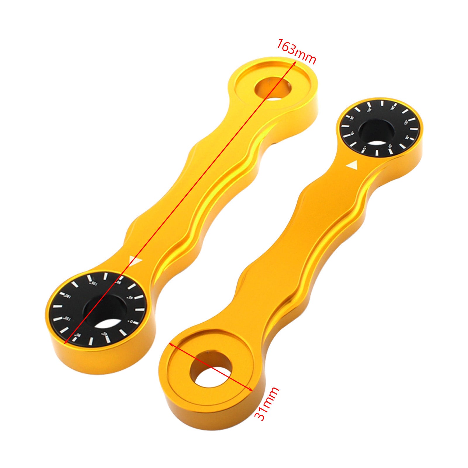 Kit de lien d'abaissement réglable pour Suzuki DRZ400/E/S/SM 00-17 RM125/200 96-00 or