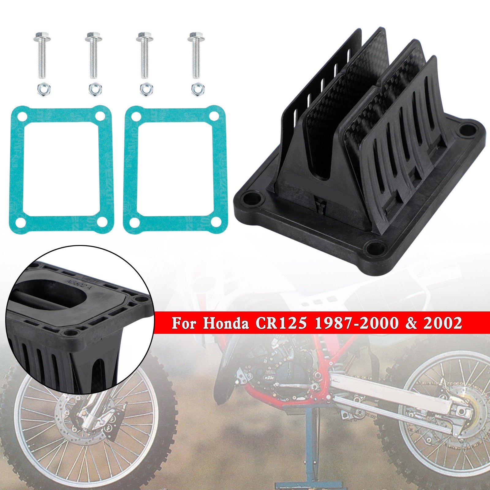 V4R01D Reed Valve System passer for Honda CR 125 1987-2002