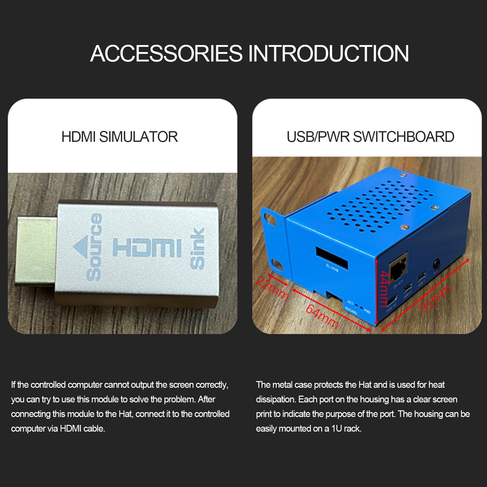 BliKVM Hat Afstandsbediening Server Pikvm Bediening Onderhoud Kvm Afstandsbediening
