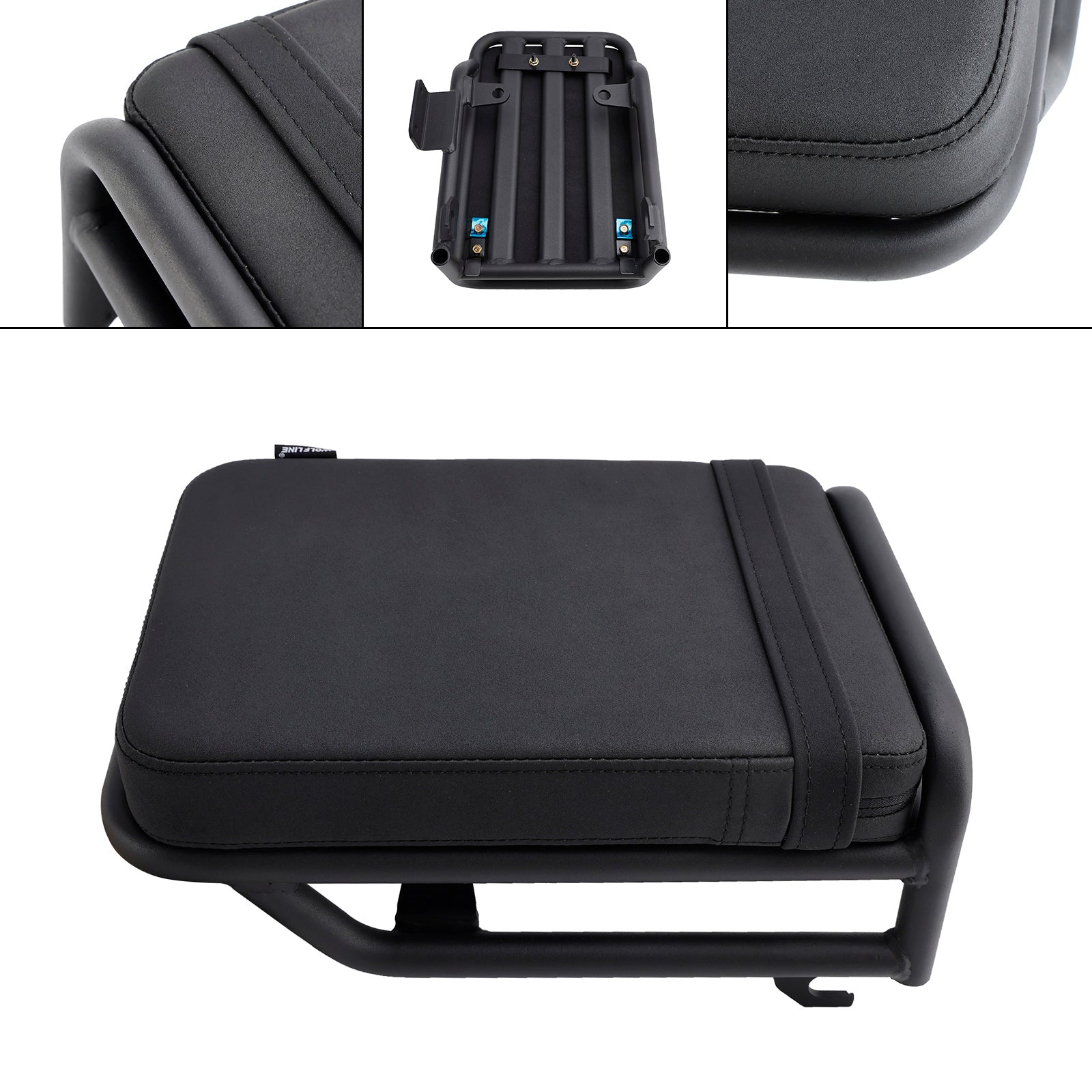 2020-2023 Honda CT125 Hunter Cub 125 Baksätet Passagerarkudde platt PU svart