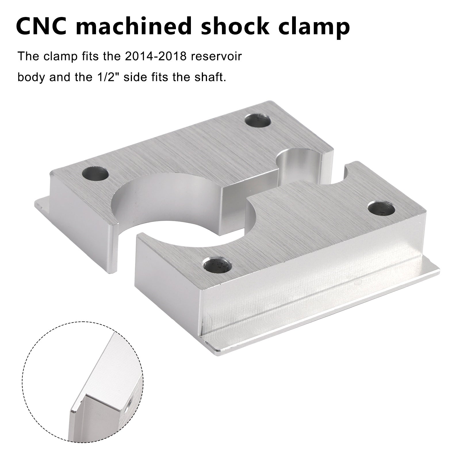 Reservoirlichaam & Asklem 803-00-208 voor Fox Float X schokdemper revisie bankschroefklem
