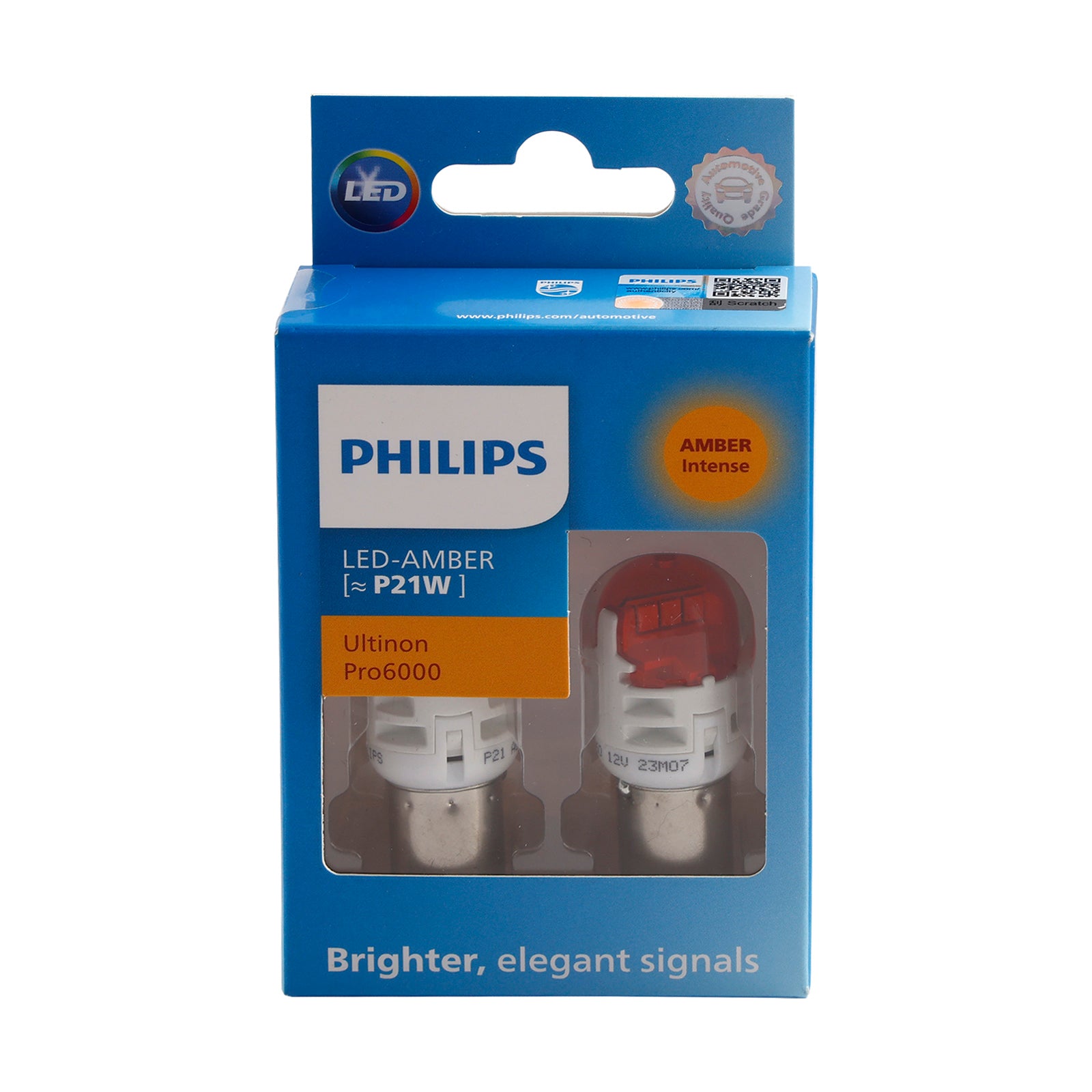 Automobil LED-Amber Ultinon Pro6000 PY21W P21W 11498AU60 pre Philips