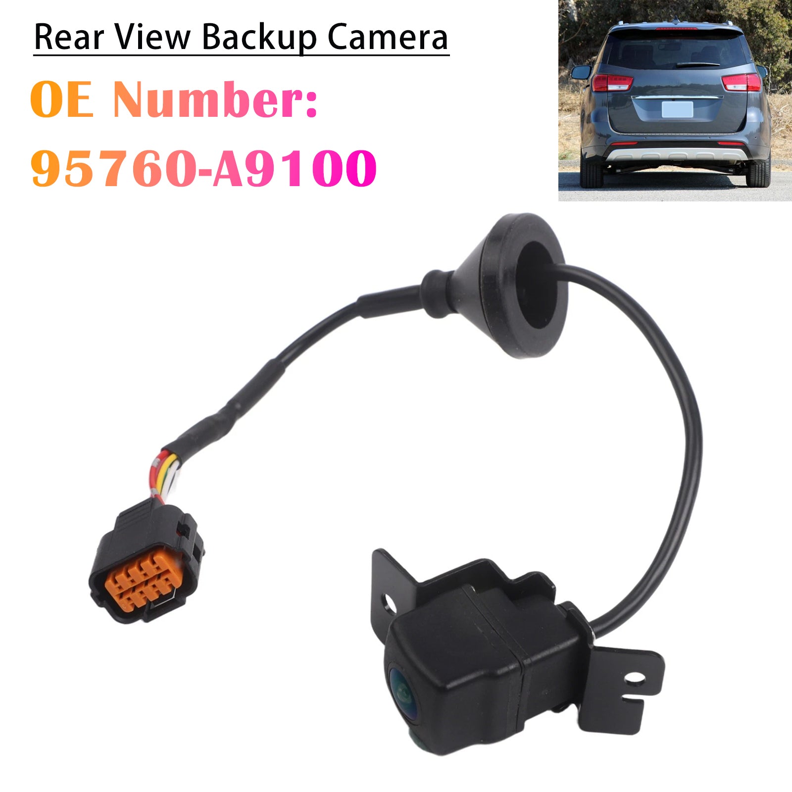 Rear View Backup Camera 95760-A9100 For Kia Sedona 2015-2018 V6 3.3L