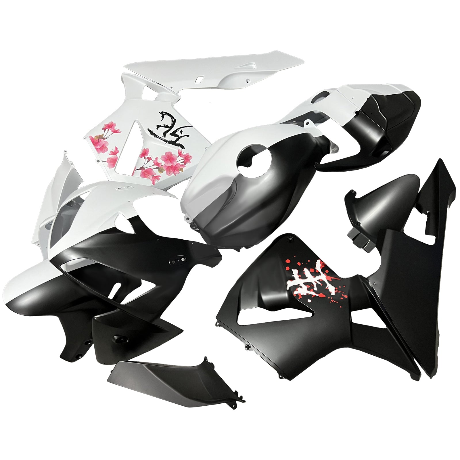Injektionsmässa Kit Bodywork Plastic ABS för Honda CBR600RR 2005-2006 F5