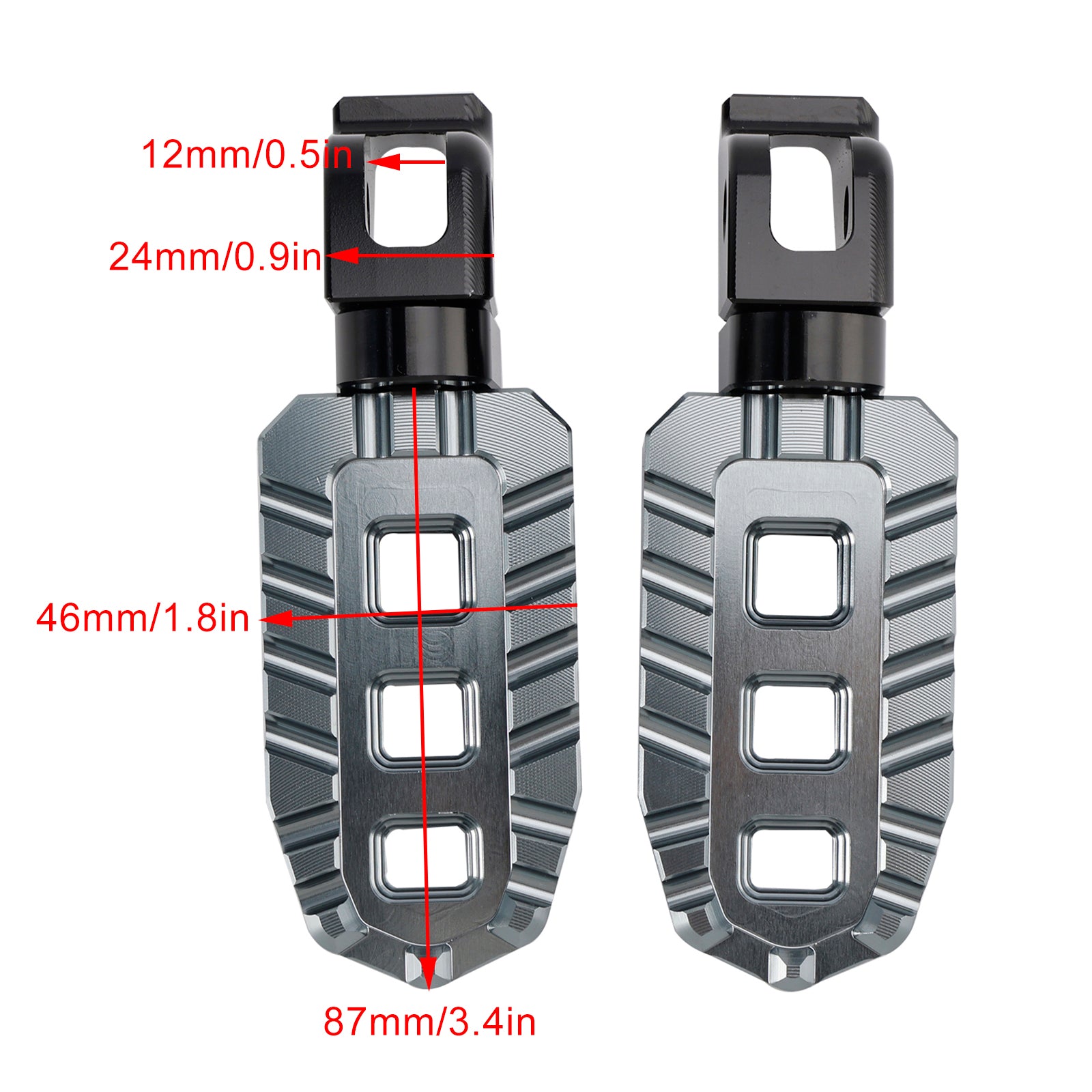 Reposapiés delanteros para Tiger 900 Scrambler 1200XC 1200XE 1200X 20-24