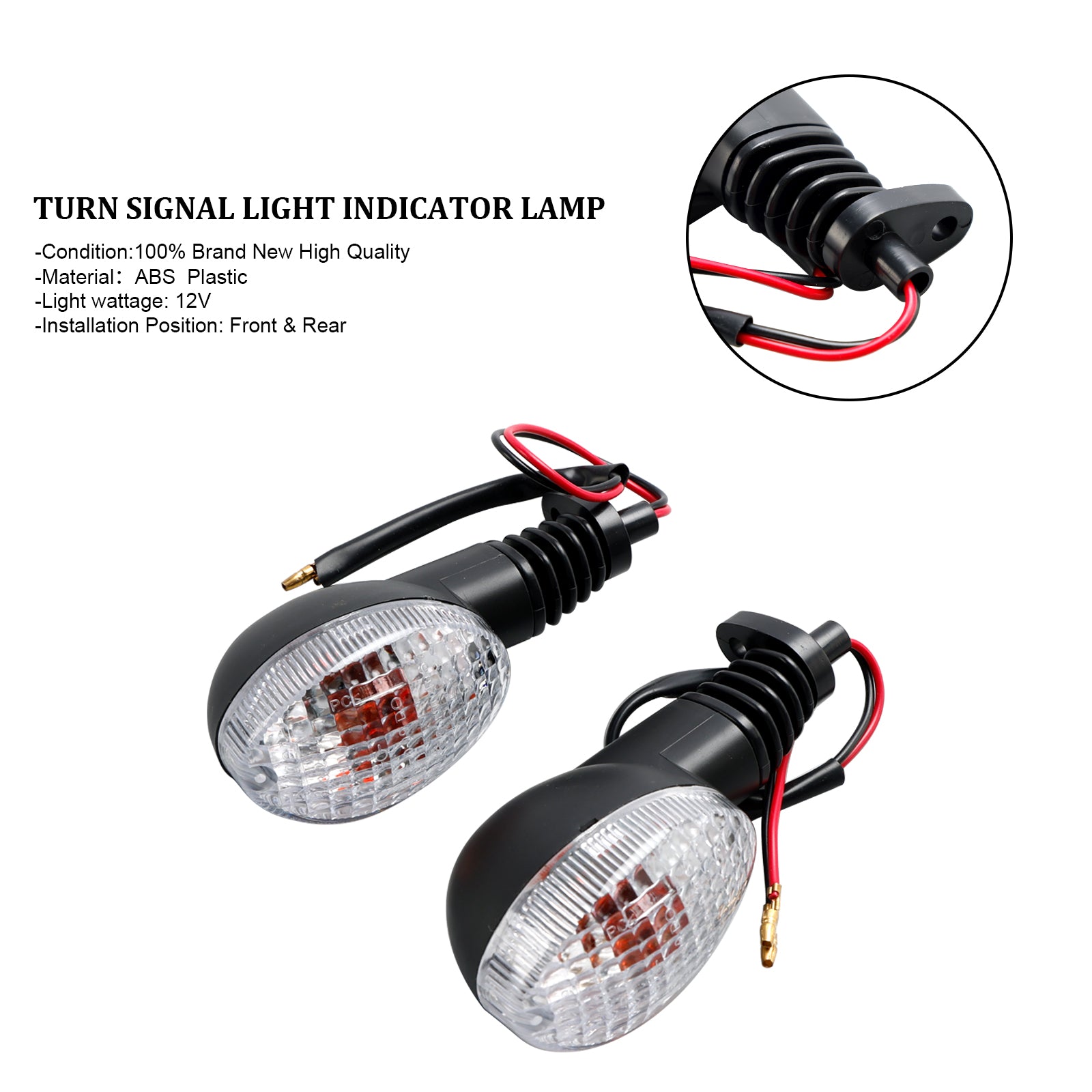 Clignotant, lampe indicateur pour KAWASAKI NINJA 250R KLX 125 150 250 300