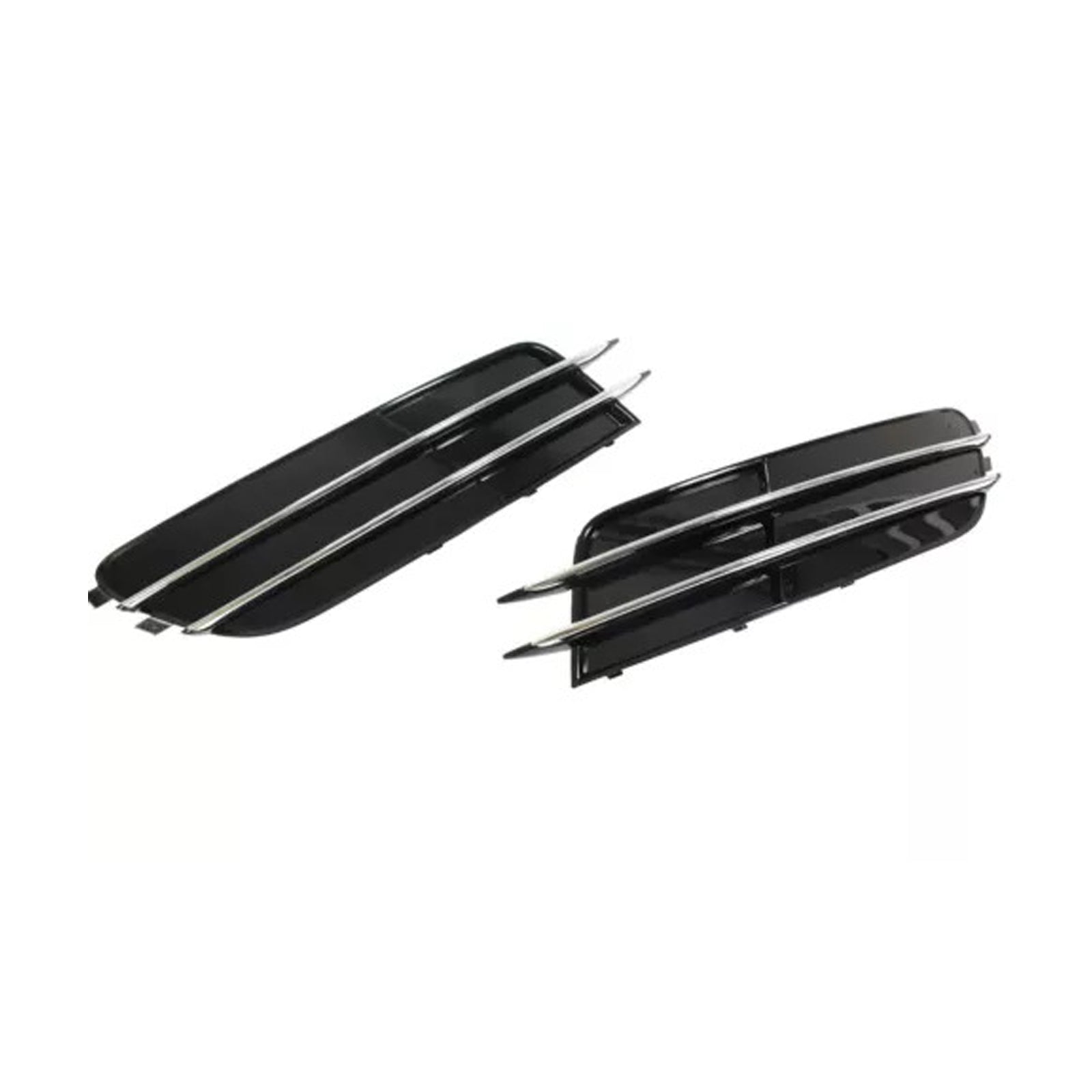 2012-2014 Audi A6 C7 1 Pair Front Bumper Fog Light Grill Cover Bezel