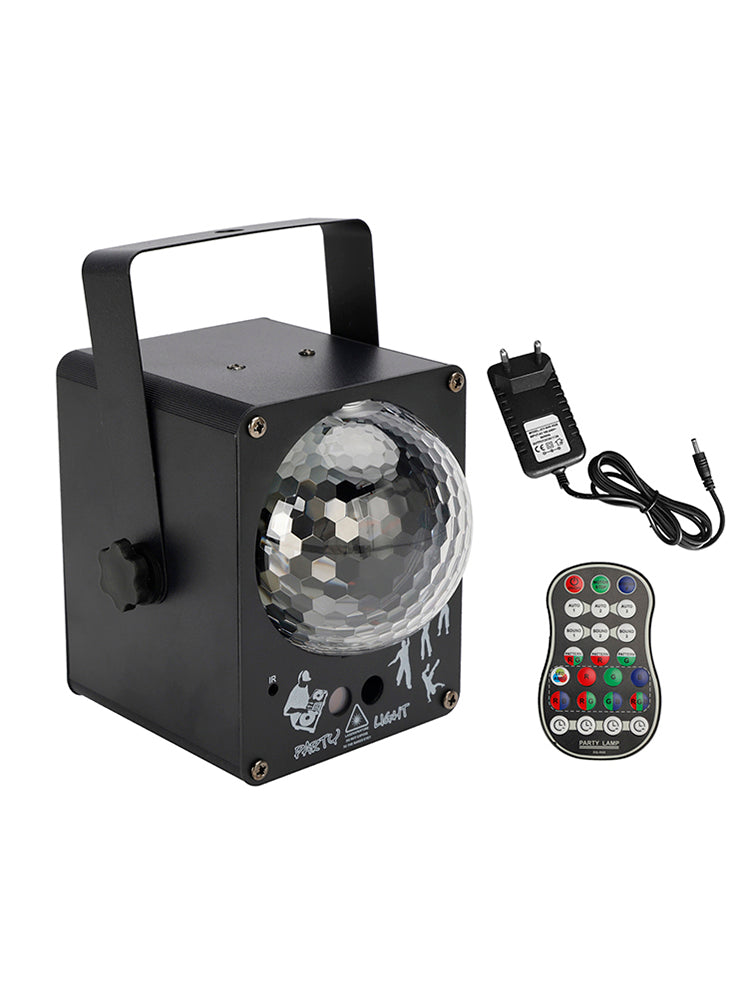 Lumière Laser LED RGB, 60 motifs, boule magique, éclairage de scène, DJ Disco Party