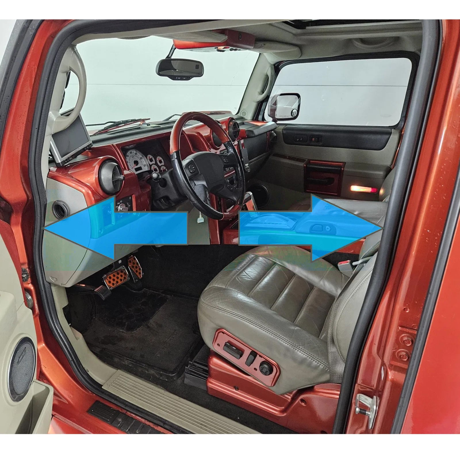 4Pcs Front Rear Left Right Door Rubber Seal Weatherstrip For Hummer H2 2003-2009