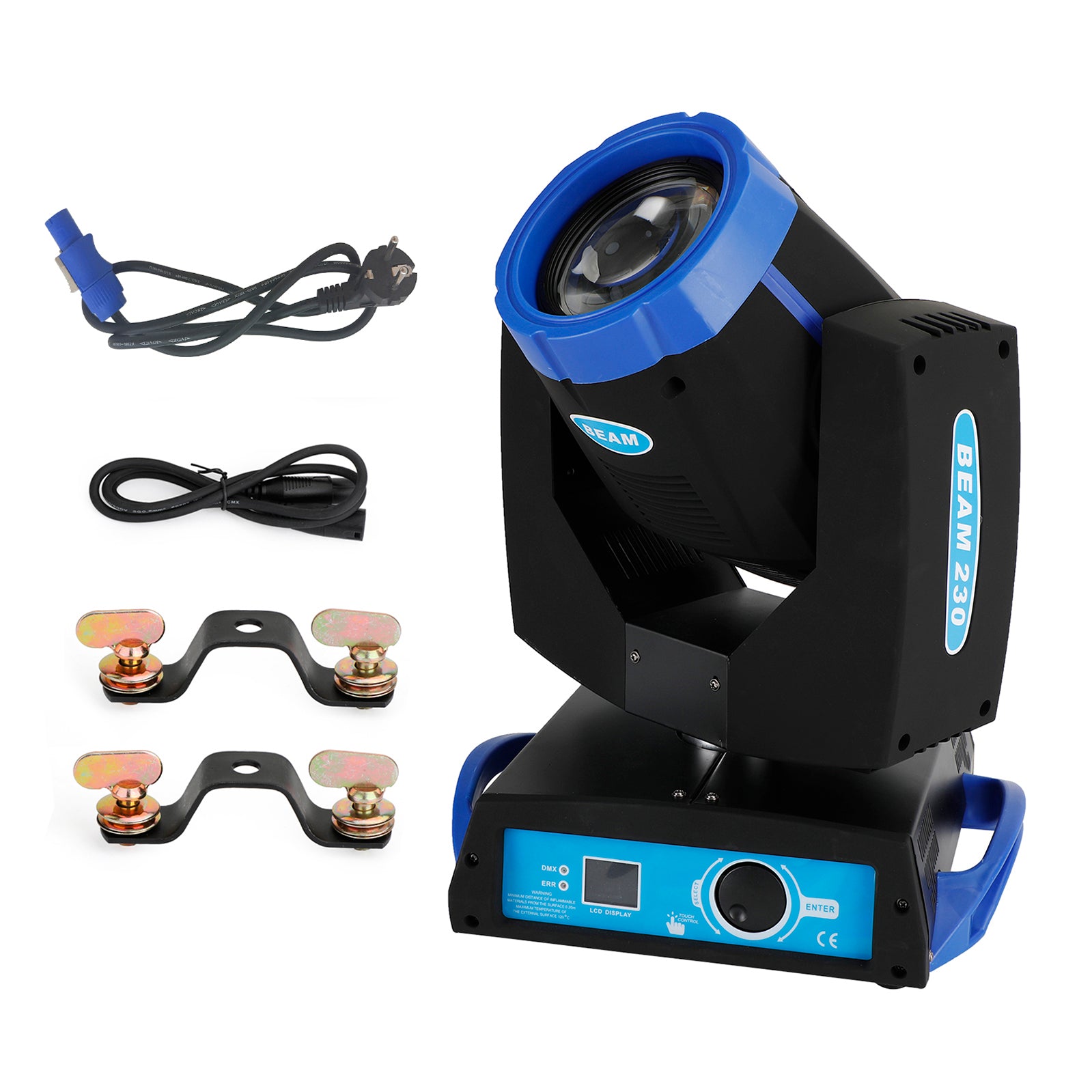 230W 7R Zoom Moving Head Beam Sharpy Light 8 Prism Strobe DMX 16Ch Party Blue