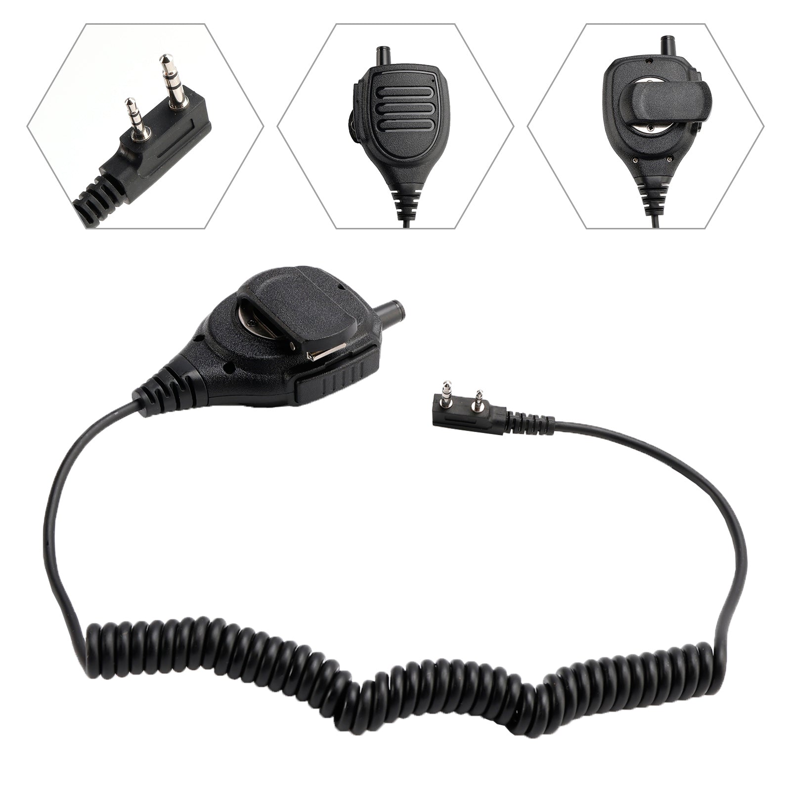 K-SM1601 Microfone-falante para TK-220 TH-F6 RPV516A KG659 TG-2AT PX-666 UV-5RB