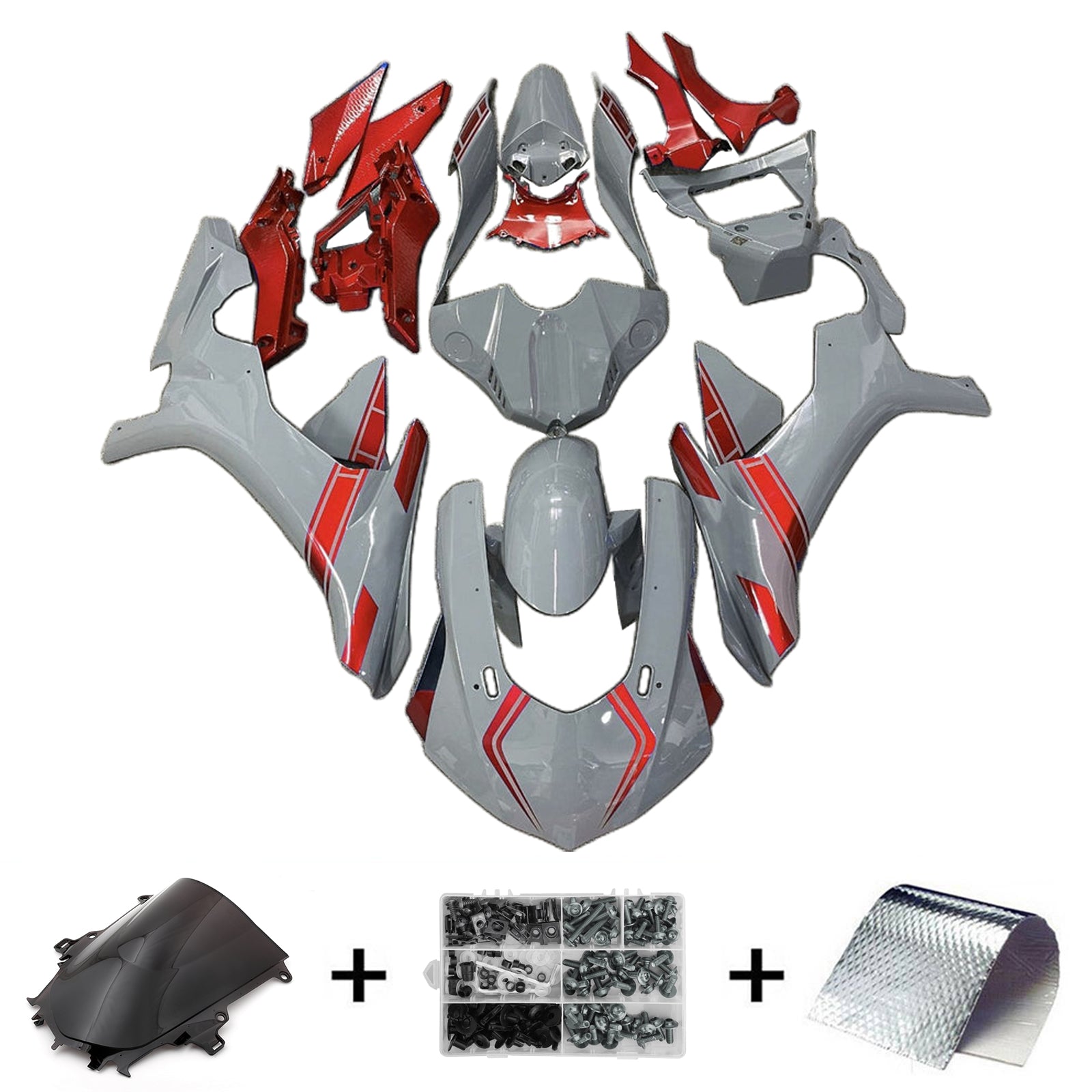 2020-2025 Yamaha YZF R1 Kit de carénage d'injection carrosserie plastique ABS #101