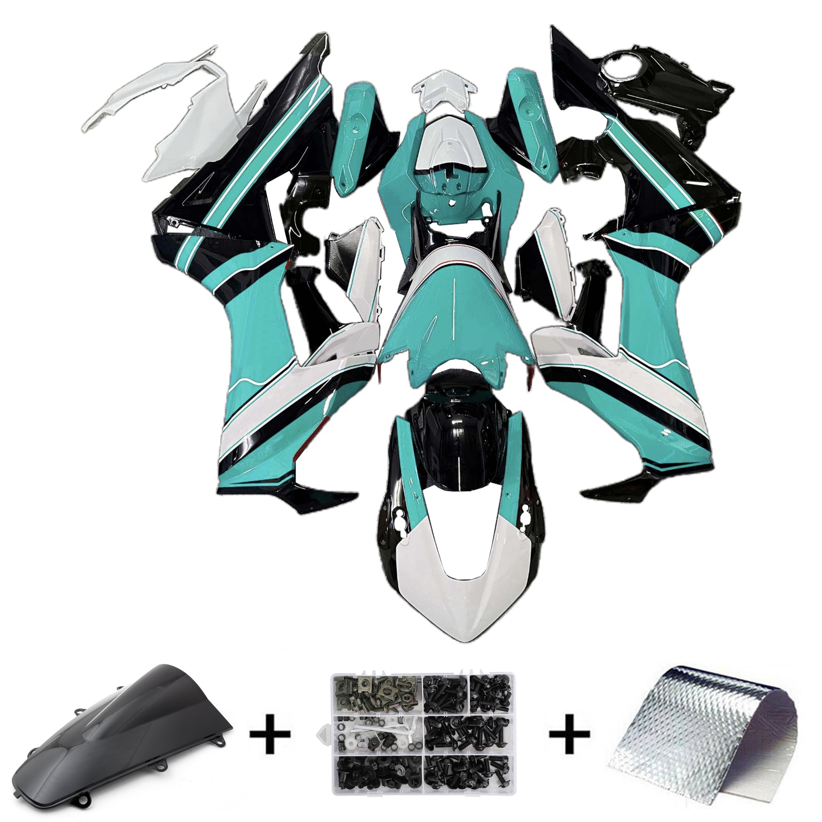 2017-2023 Honda CBR1000RR-injektionsmässa kit Bodywork Plastic ABS