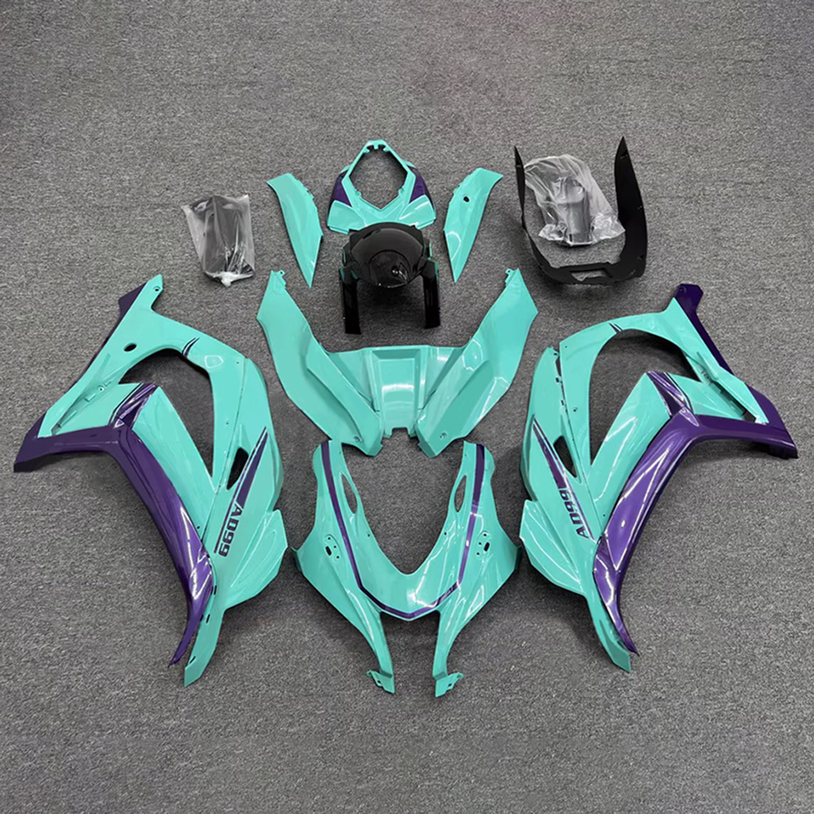 Injection Fairing Kit Bodywork Plastic ABS fit For Kawasaki ZX10R 2016-2020