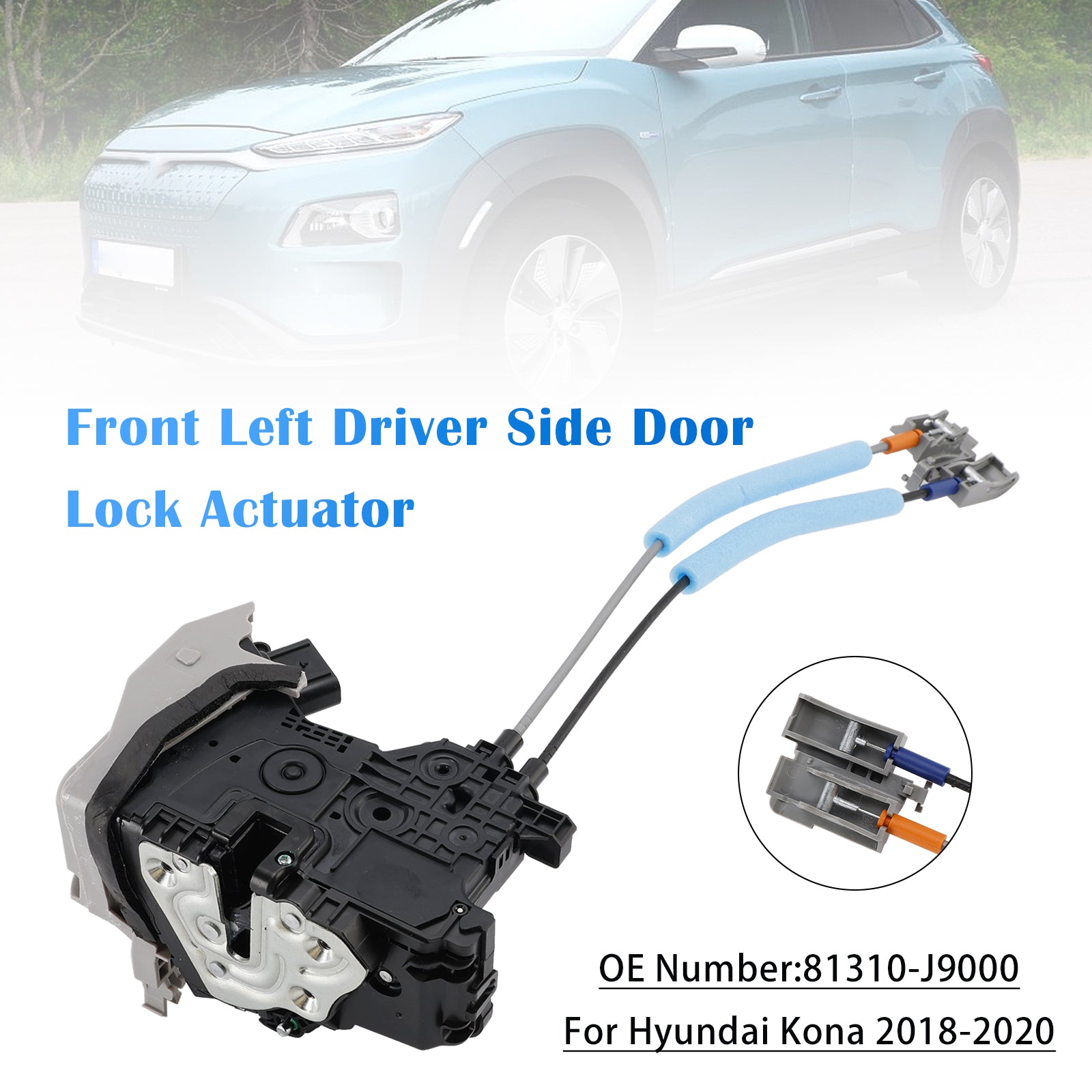 Front Left Driver Side Door Lock Actuator 81310-J9000 For Hyundai Kona 18-20