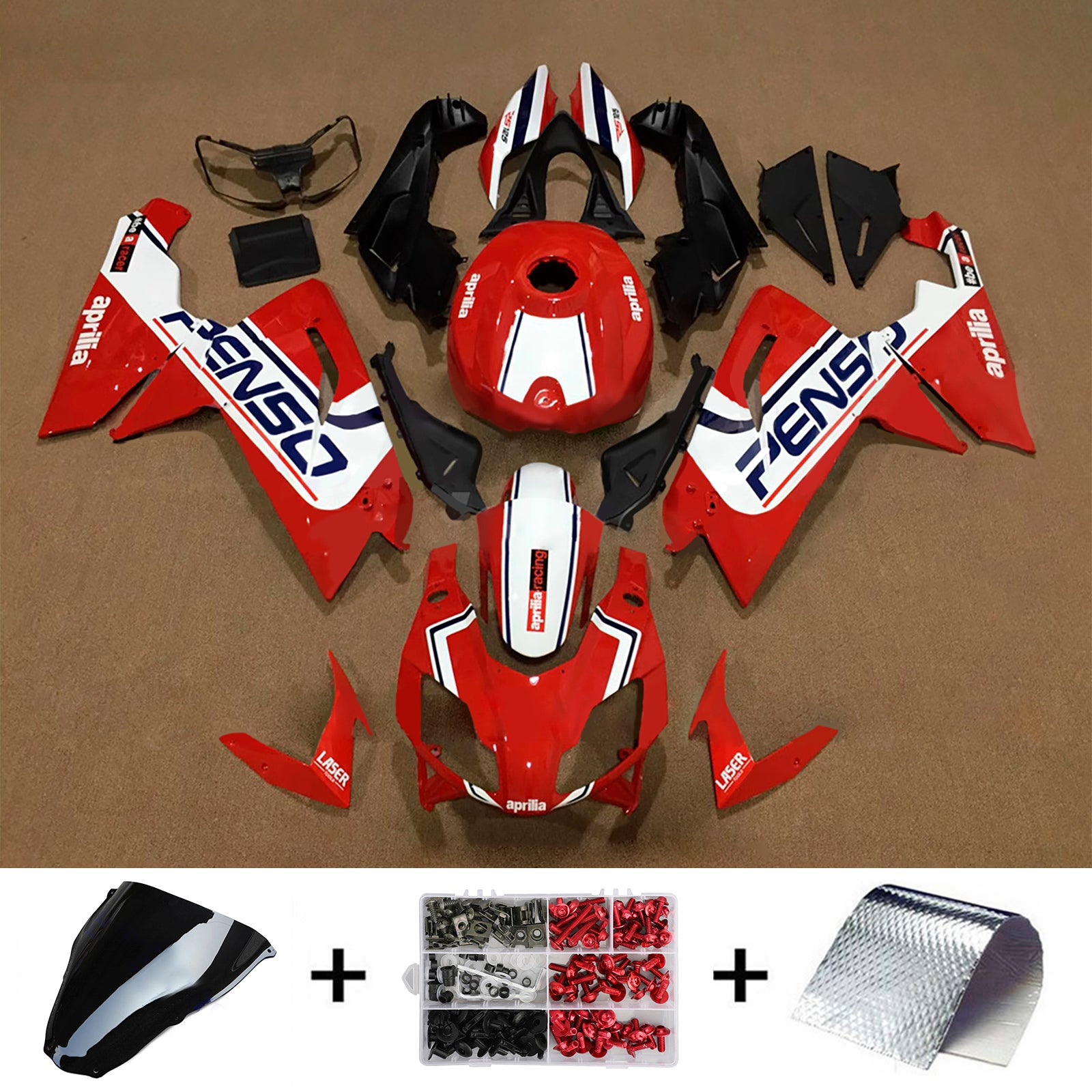 2006-2011 Aprilia Rs125 injektionsmässa kit Bodywork Plastic ABS