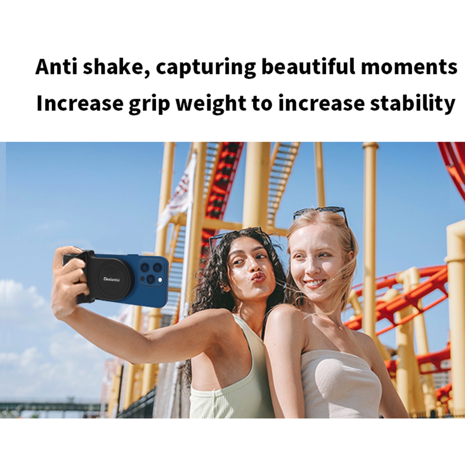 PH-30B magnetisk selfie-klipp Mobiltelefon Magnetisk sugeskudd Håndtak trådløst