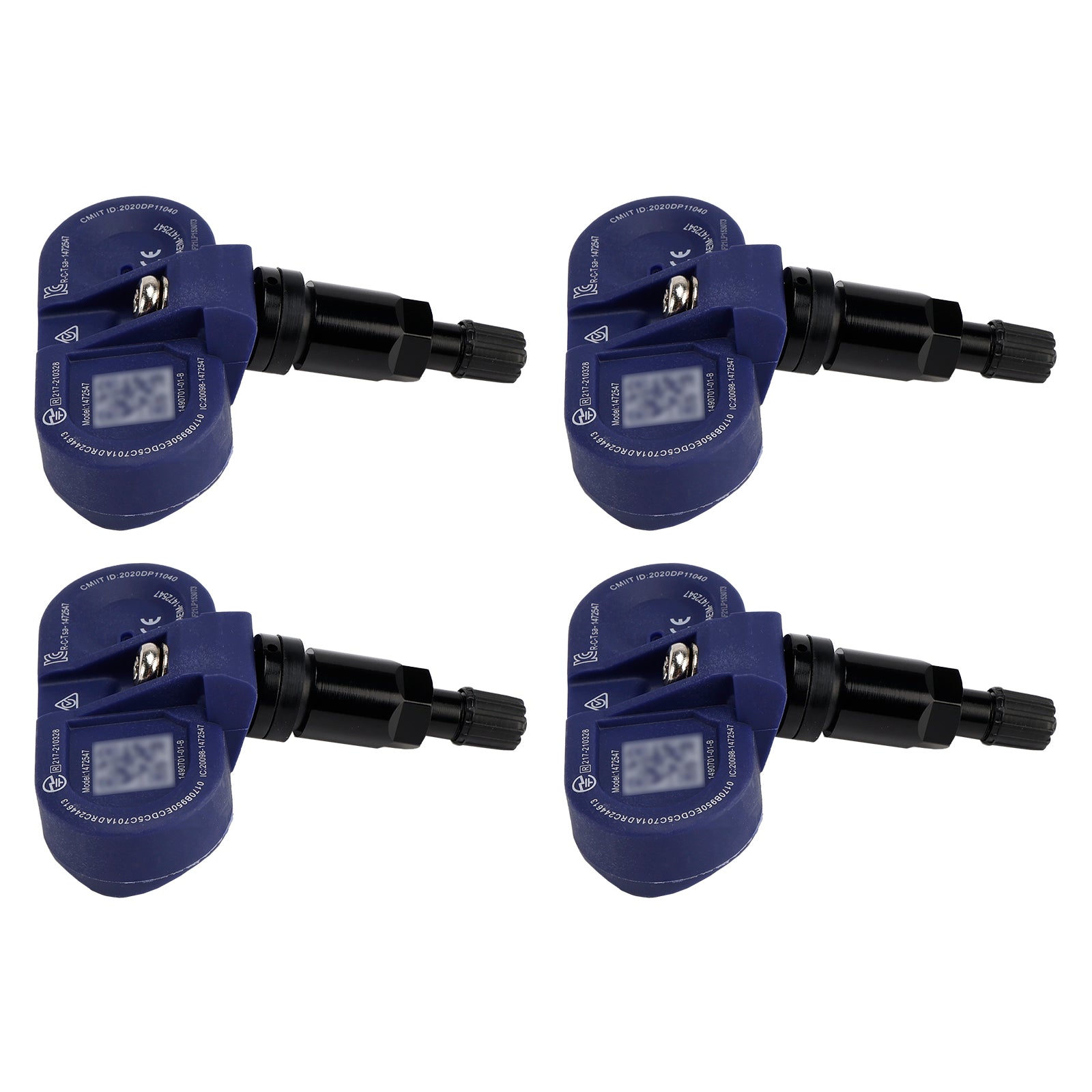 2021-2024 Tesla Model 3/S/X/Y 4 sensores de presión de neumáticos Bluetooth TPMS